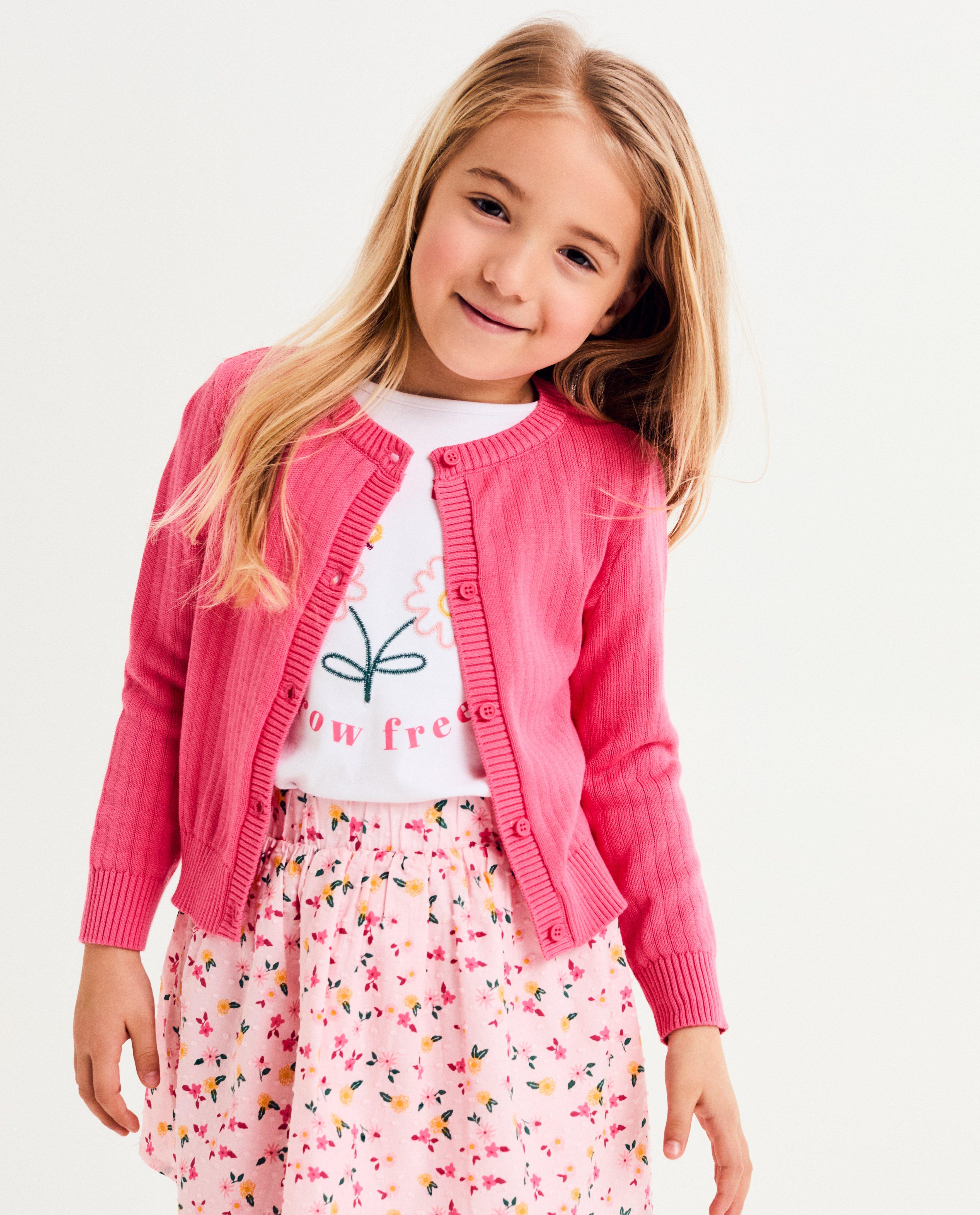 Cardigan met fijn ribpatroon - null - Maya