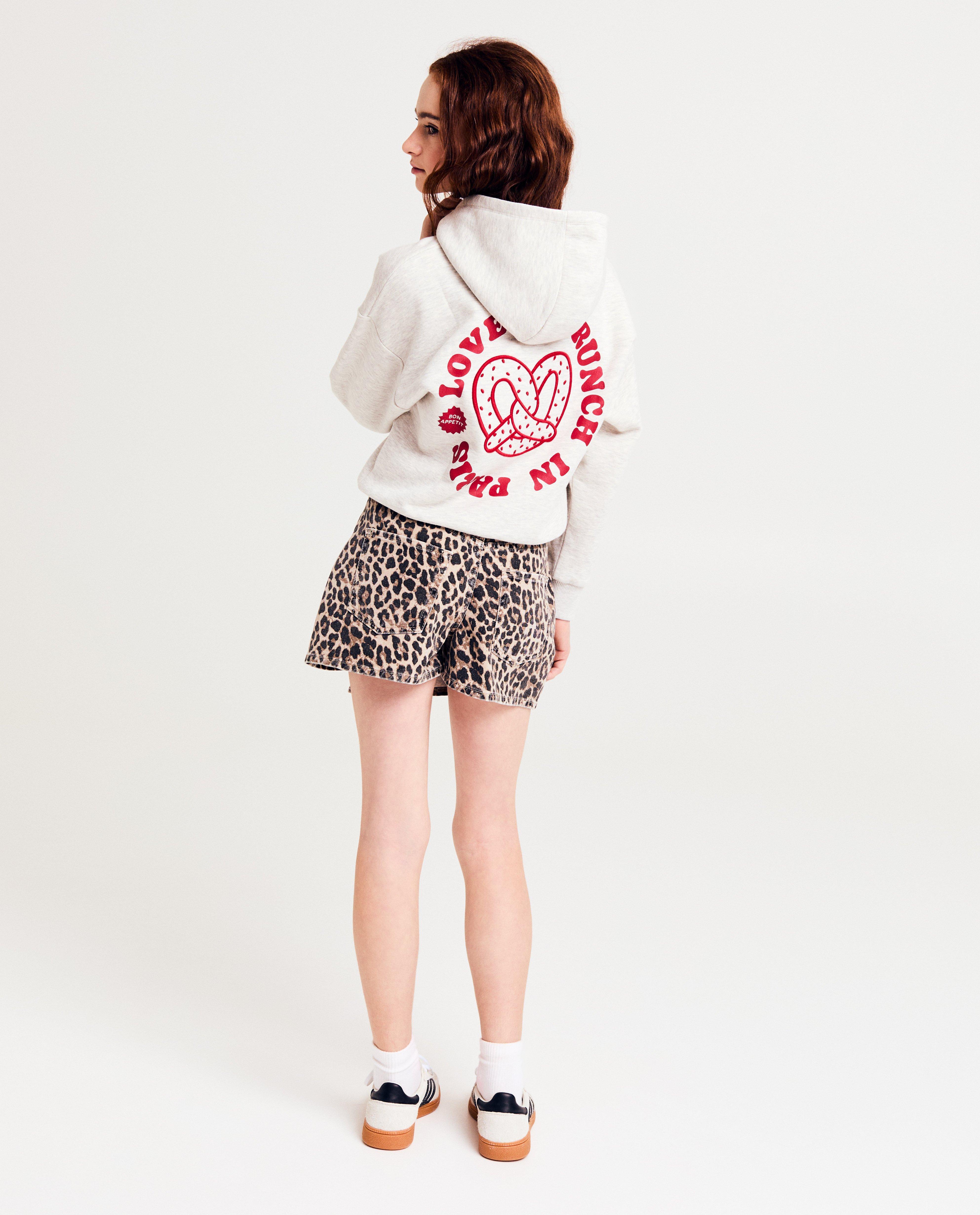 Rokken - Skort met luipaardprint