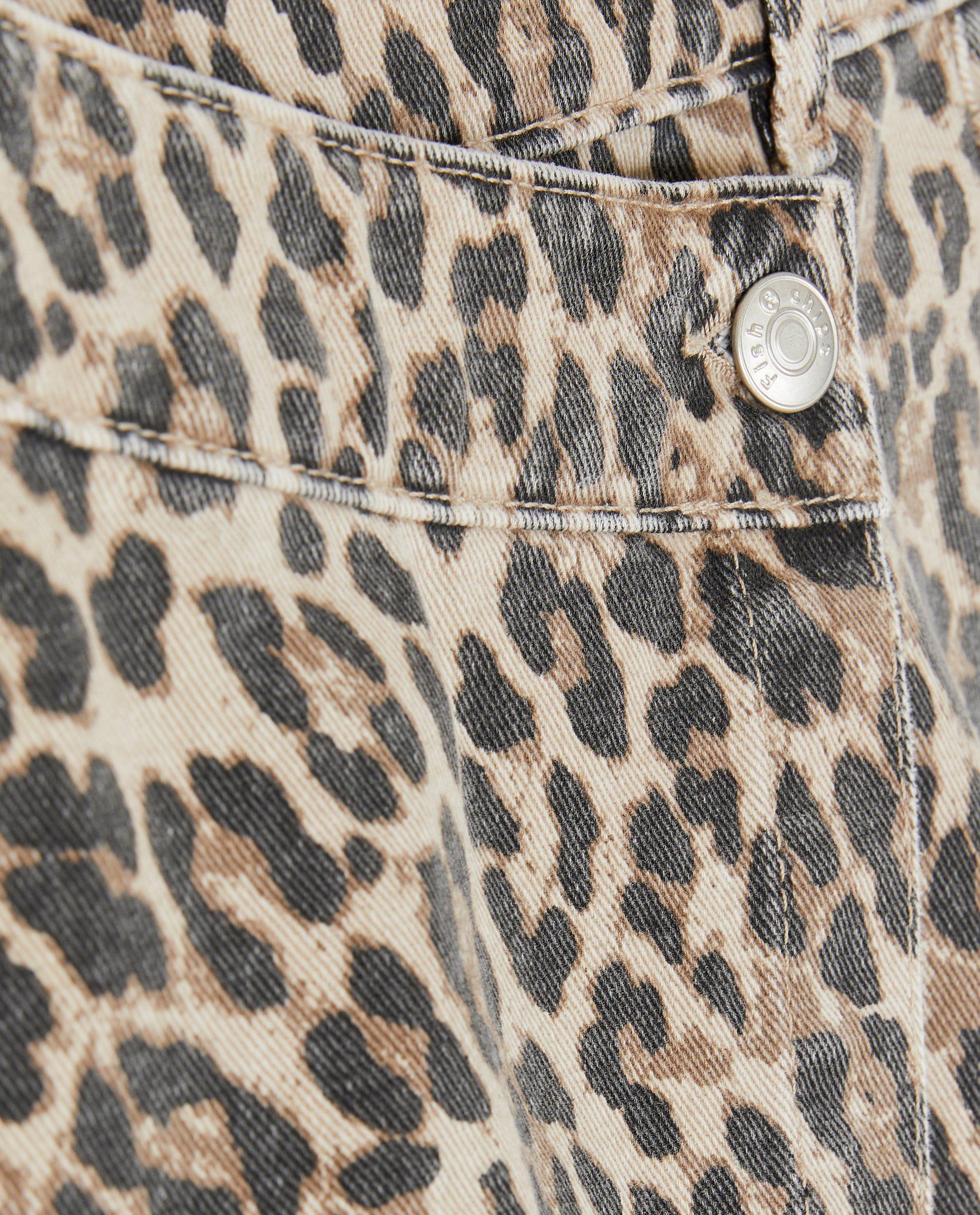 Rokken - Skort met luipaardprint