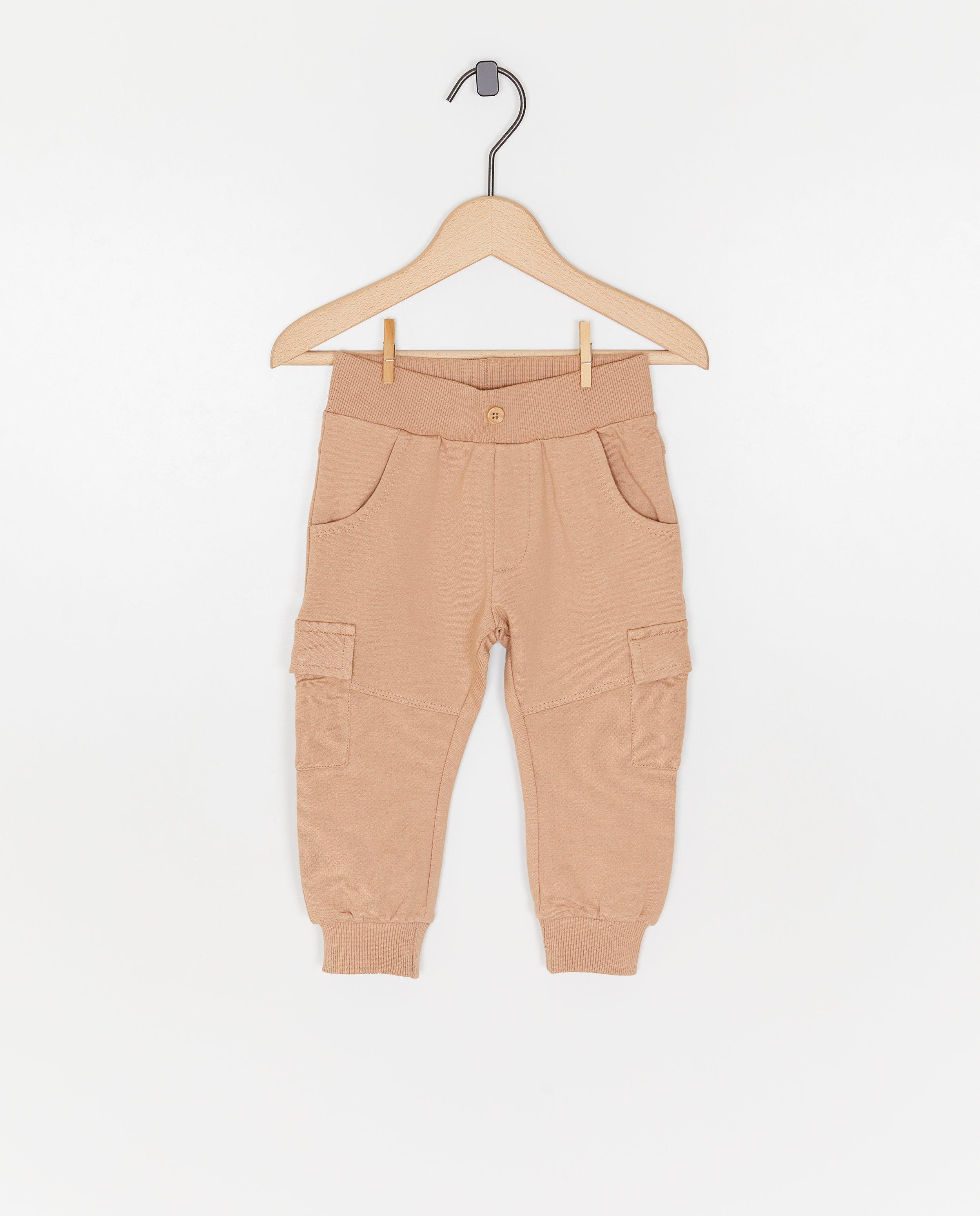 Lichtbruine joggingbroek - null - Dirkje