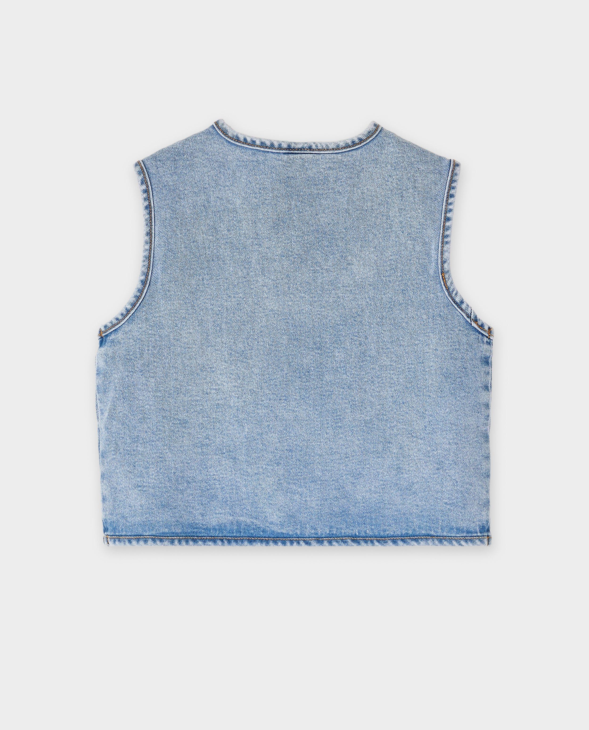Cardigan - Blauw jeansvest