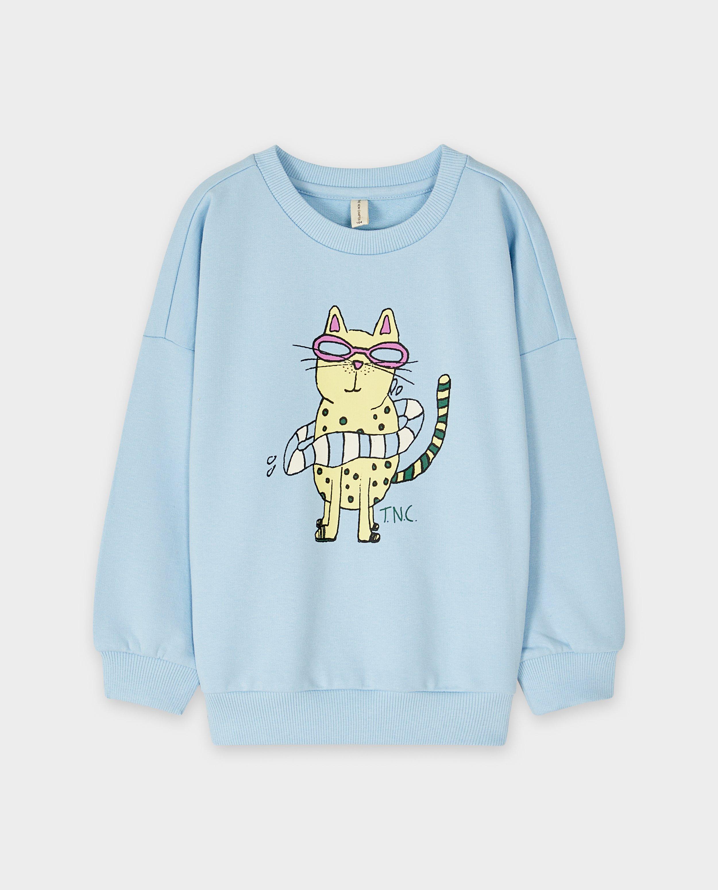 Sweater met print kat - null - The New Chapter