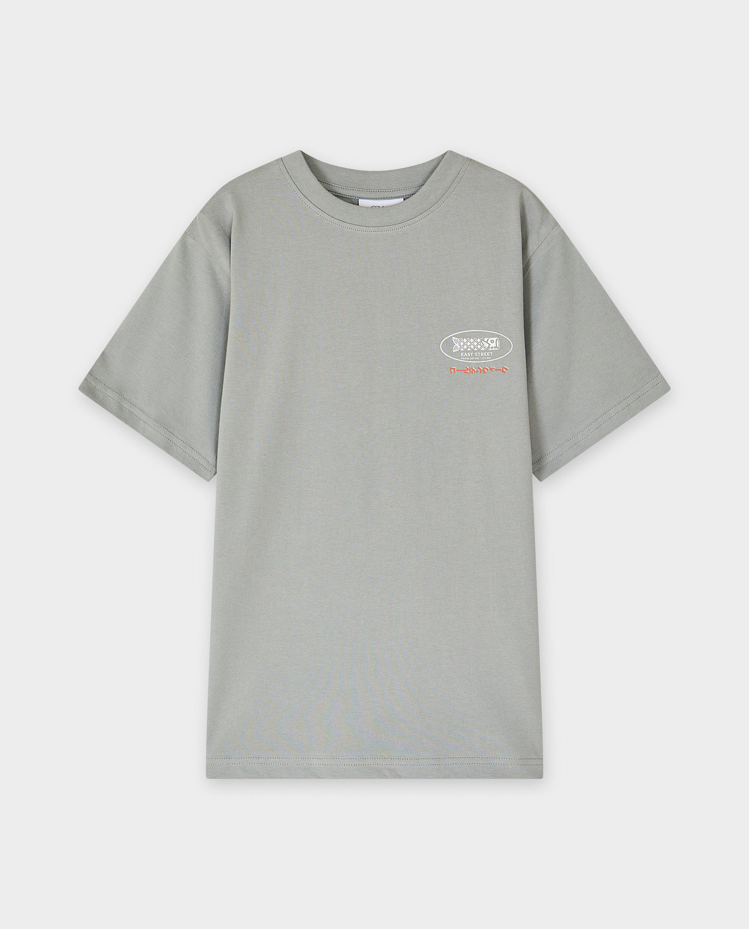 T-shirt met backprint - null - Grunt