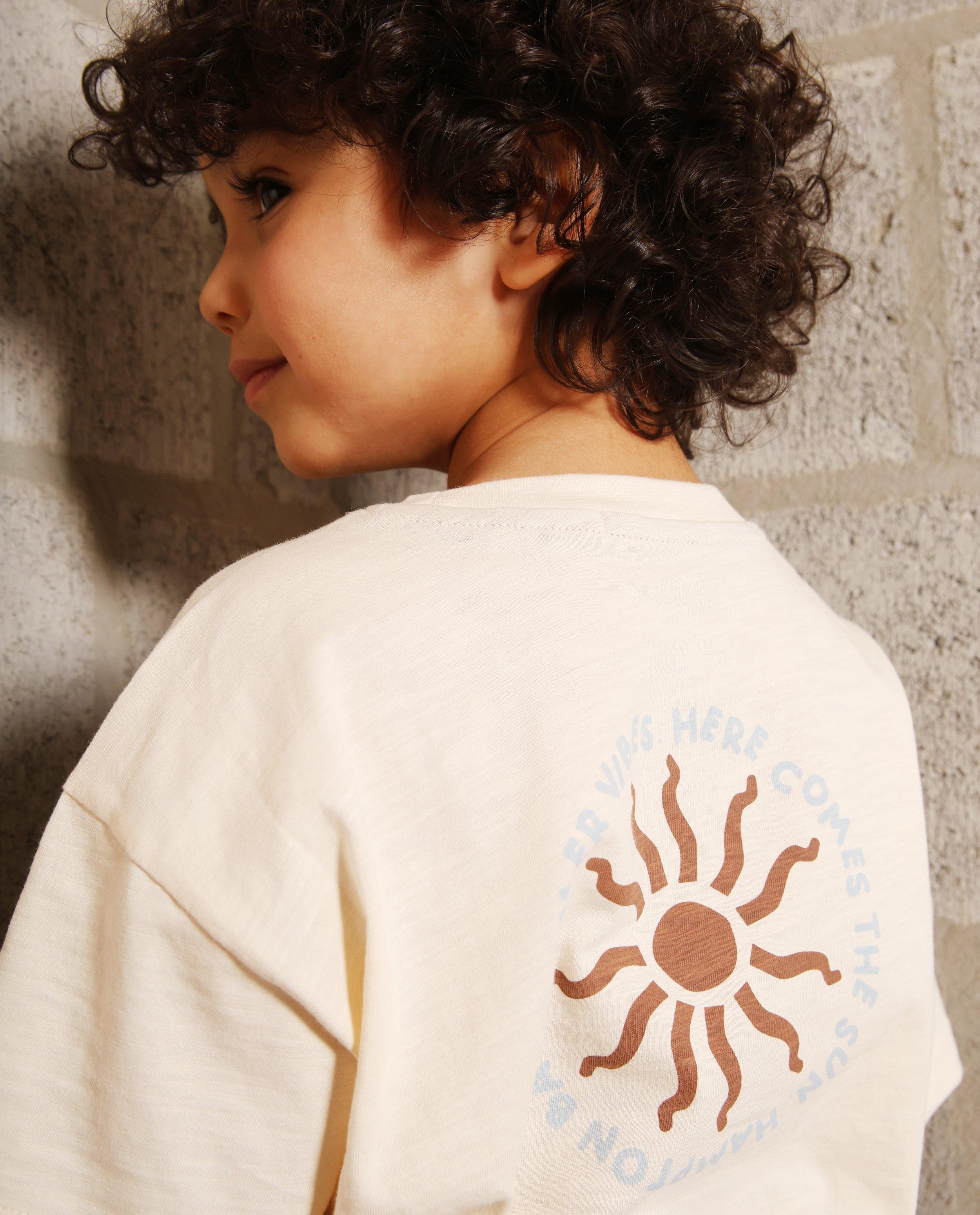 T-shirt met backprint, 98-134 - null - Hampton Bays