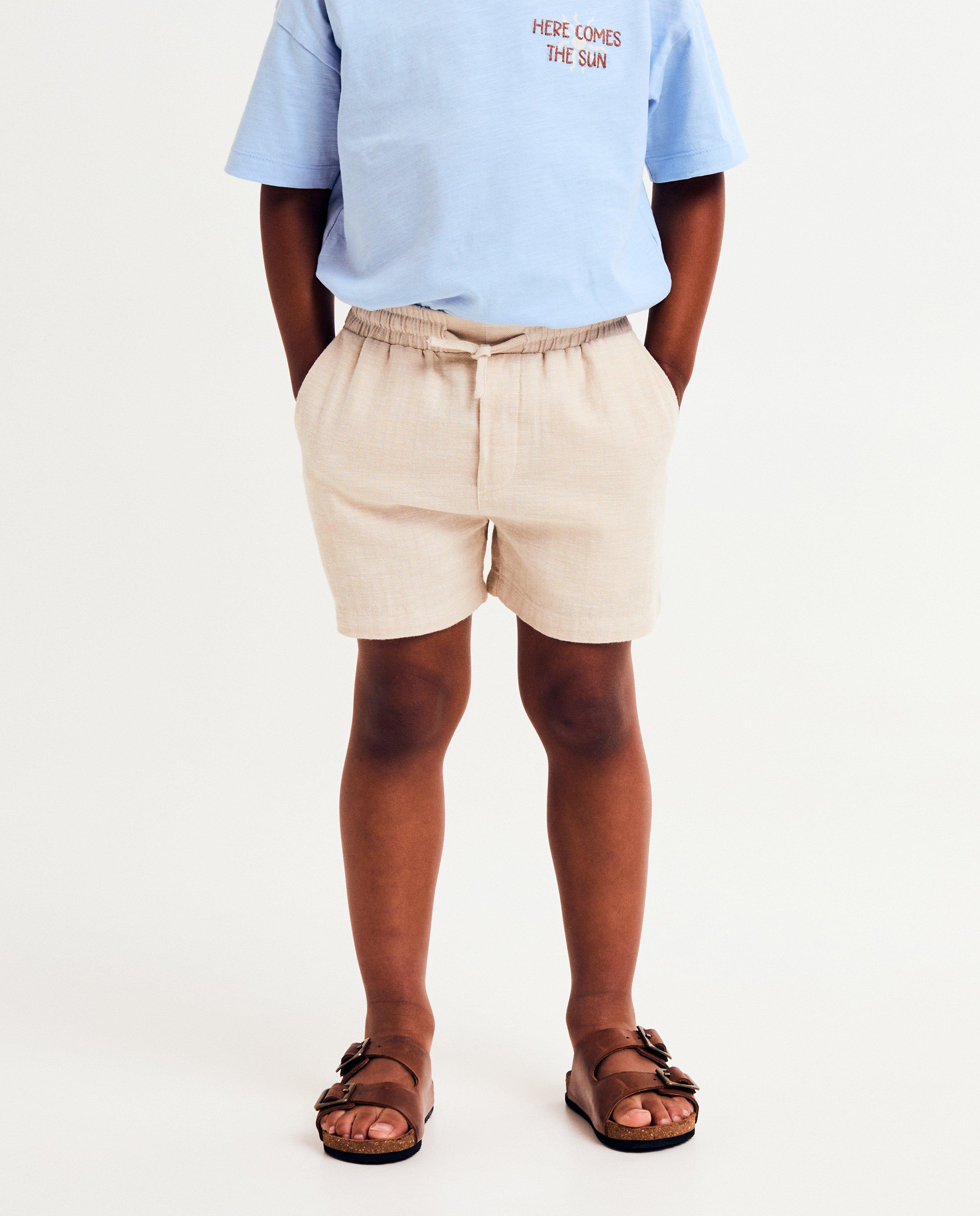 Shorten - Beige short, baggy fit, 98-134