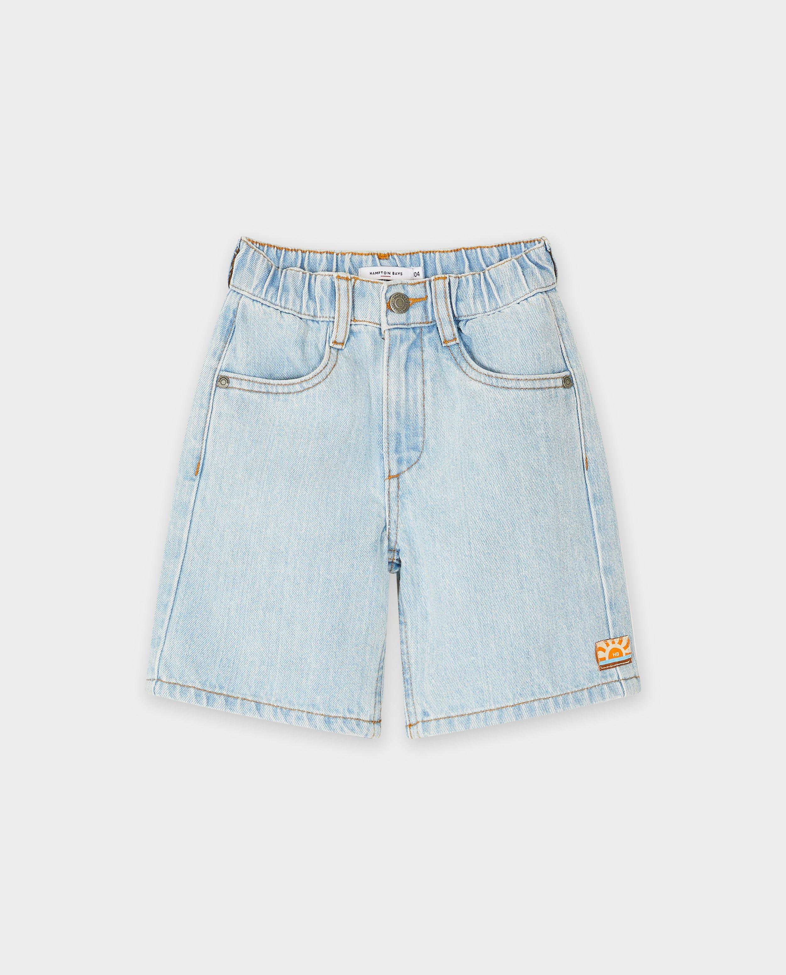Shorts - Short en jean bleu clair, loose fit, 98-134