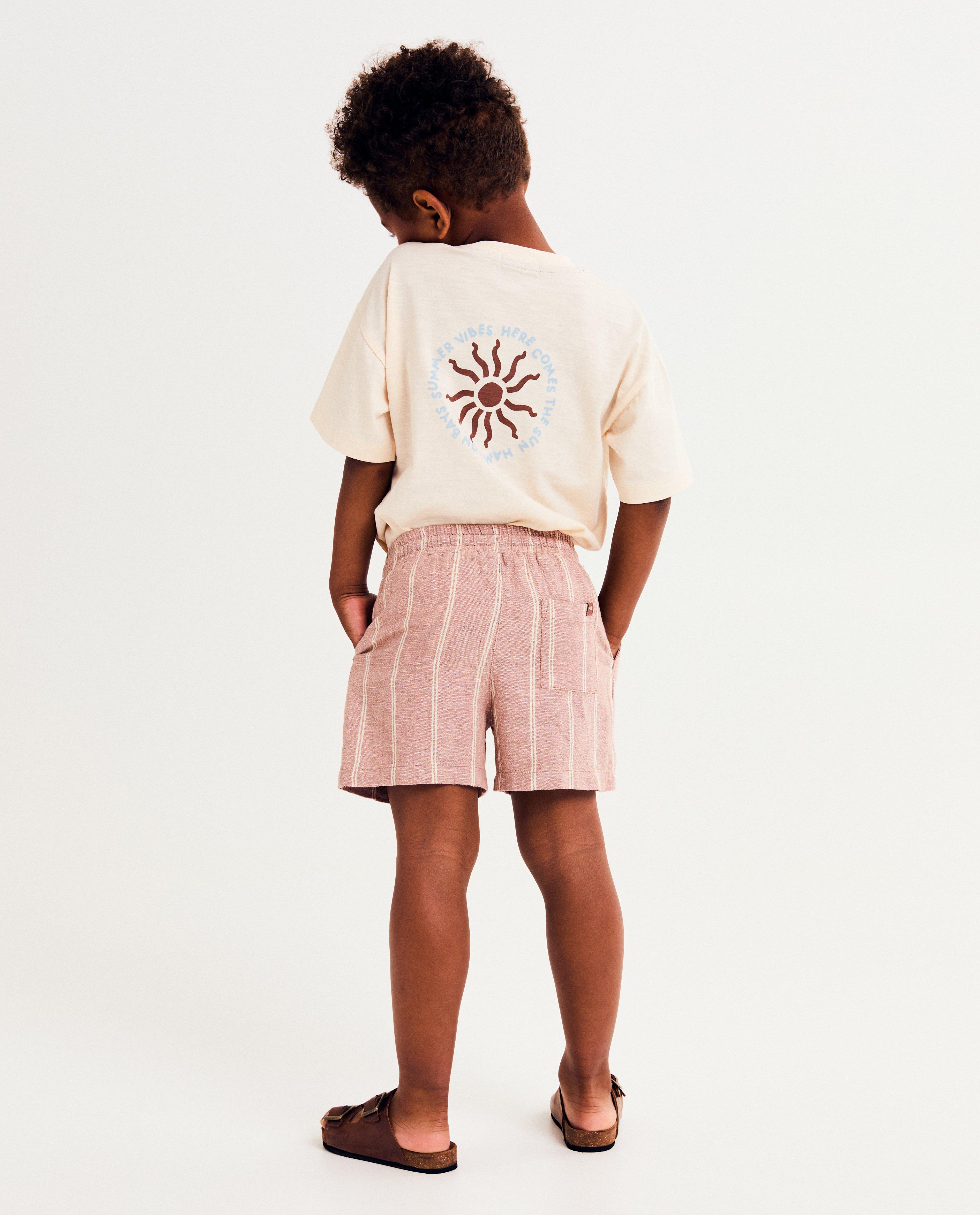 Shorten - Short met linnen, baggy fit, 98-134