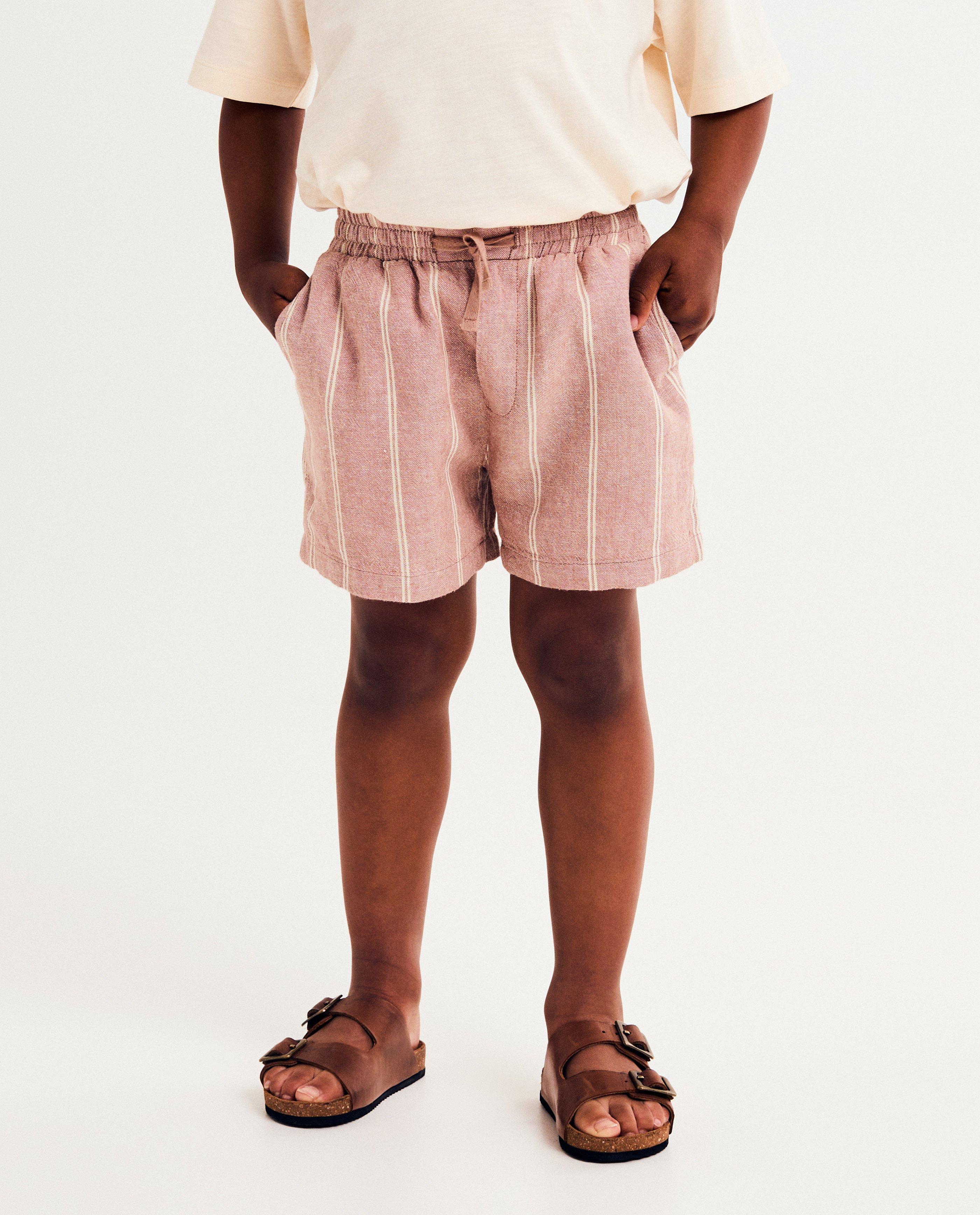 Shorten - Short met linnen, baggy fit, 98-134