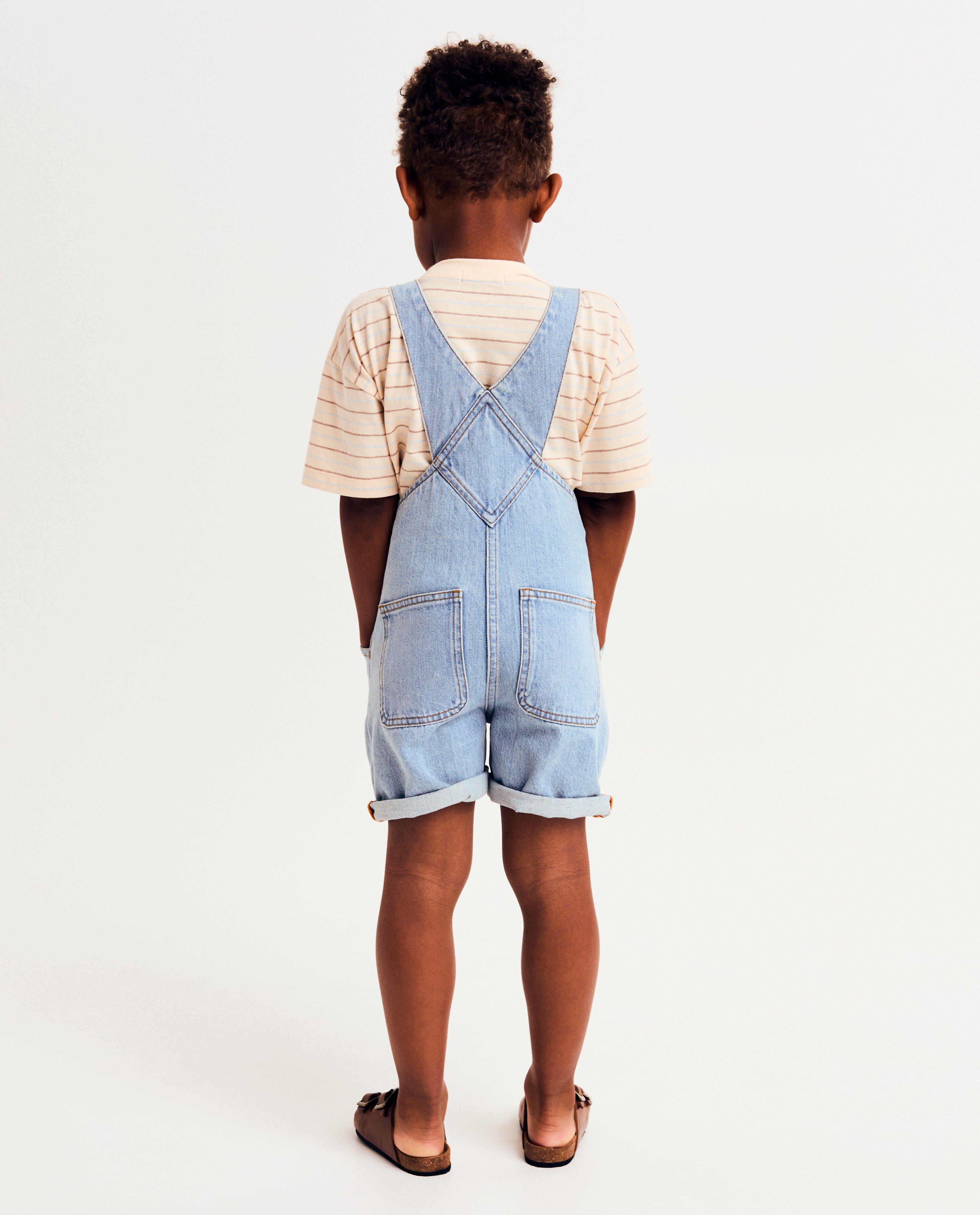 Jumpsuit - Lichtblauwe jeanssalopette, 98-134