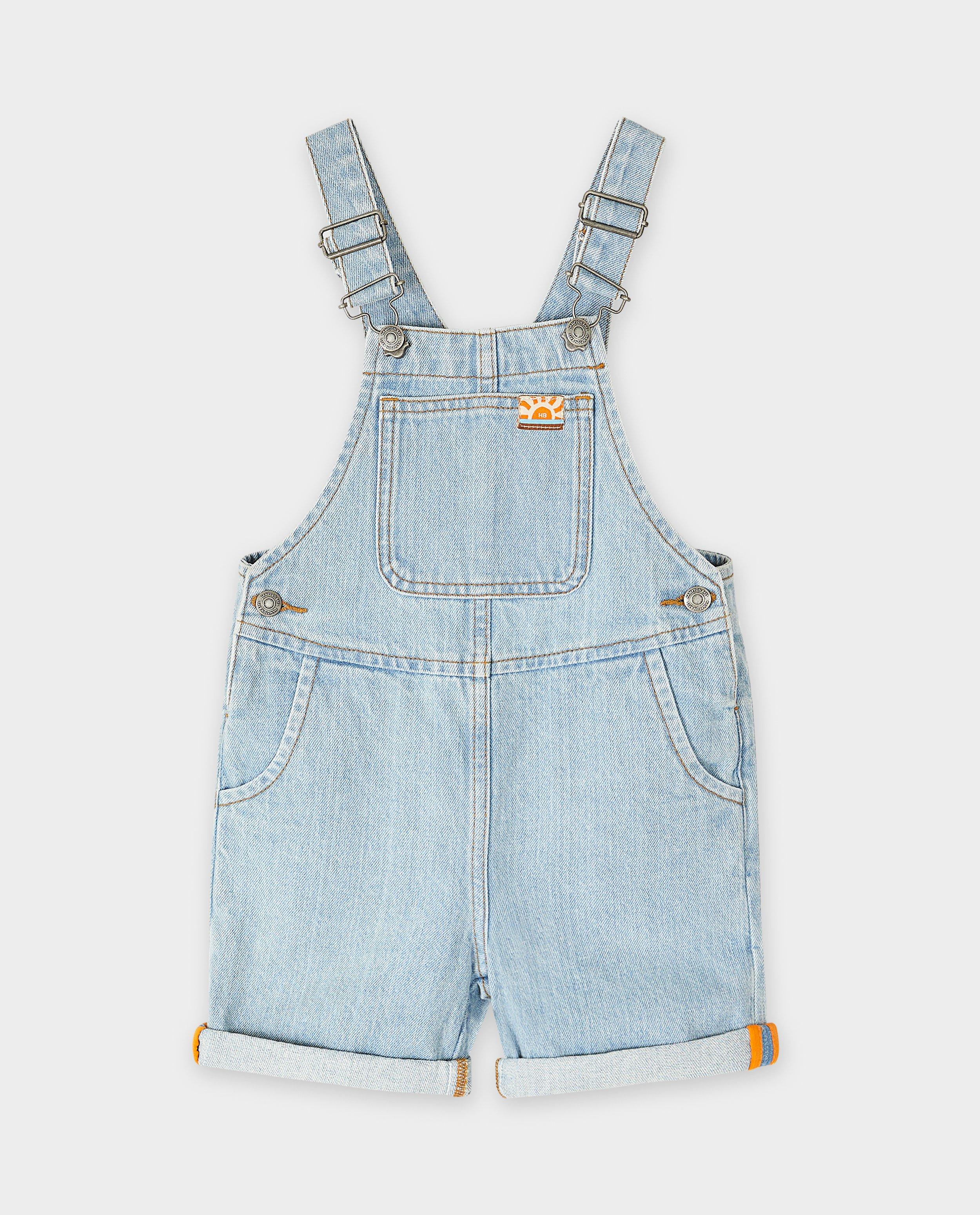 Jumpsuit - Lichtblauwe jeanssalopette, 98-134