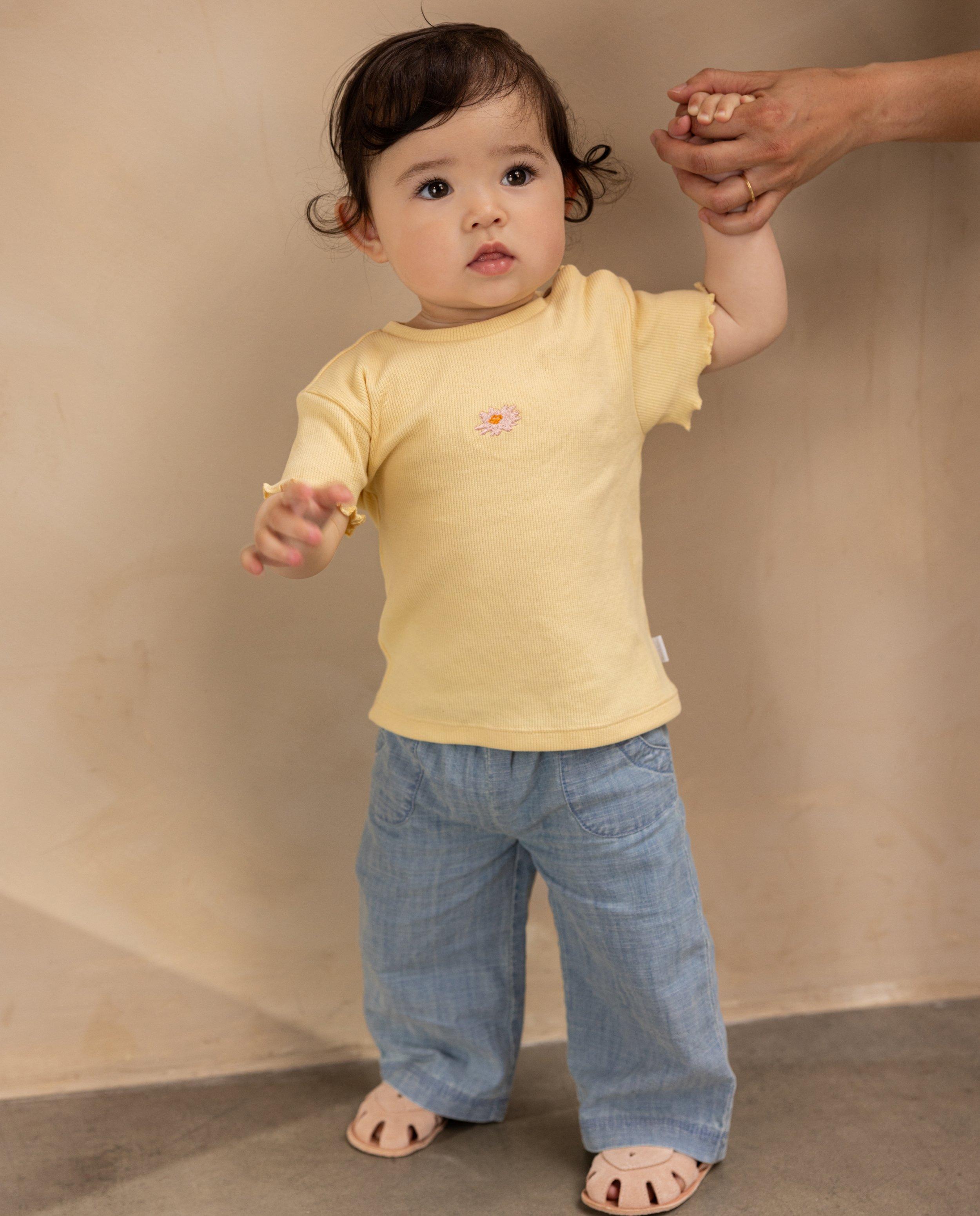 Blauwe jeans, straight fit - null - Noppies