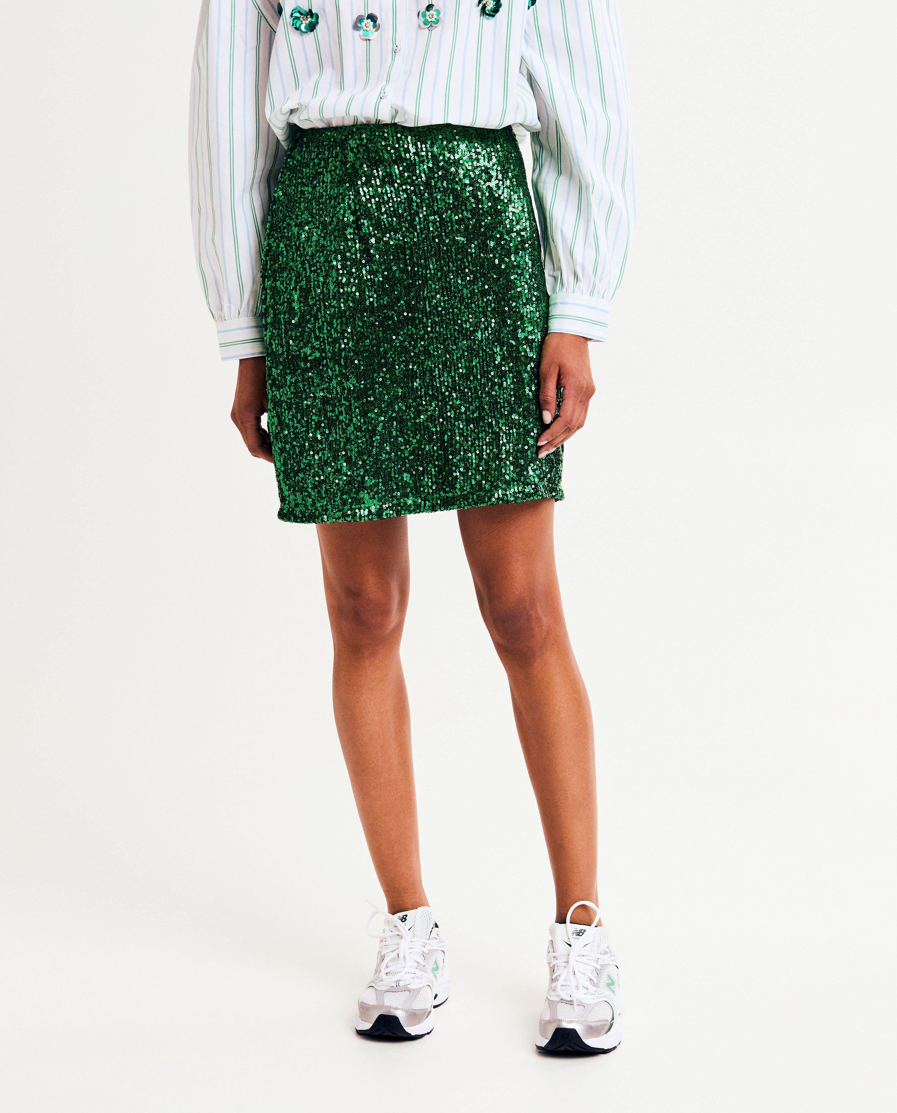 Rokken - Groene paillettenrok