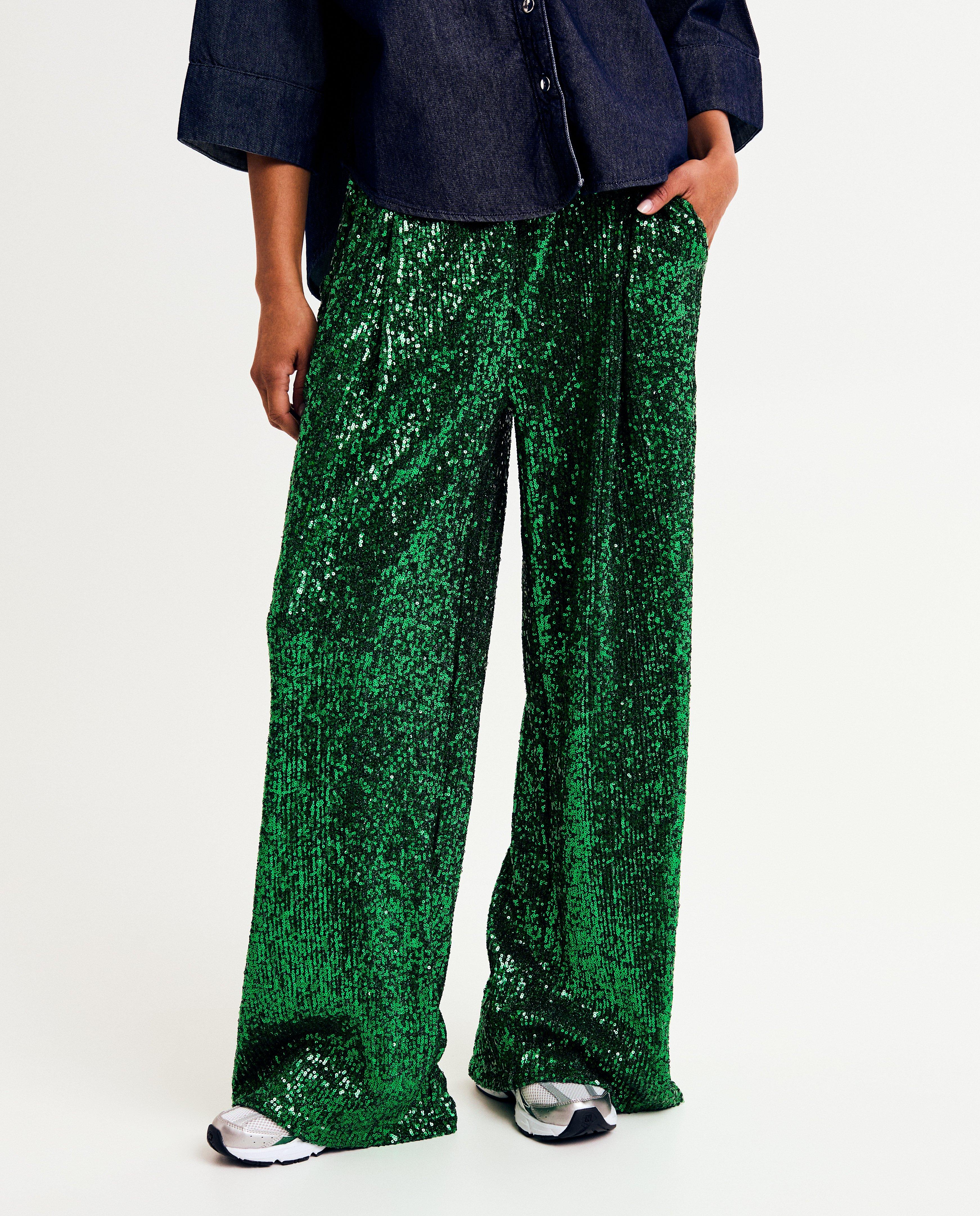 Broeken - Broek met pailletten