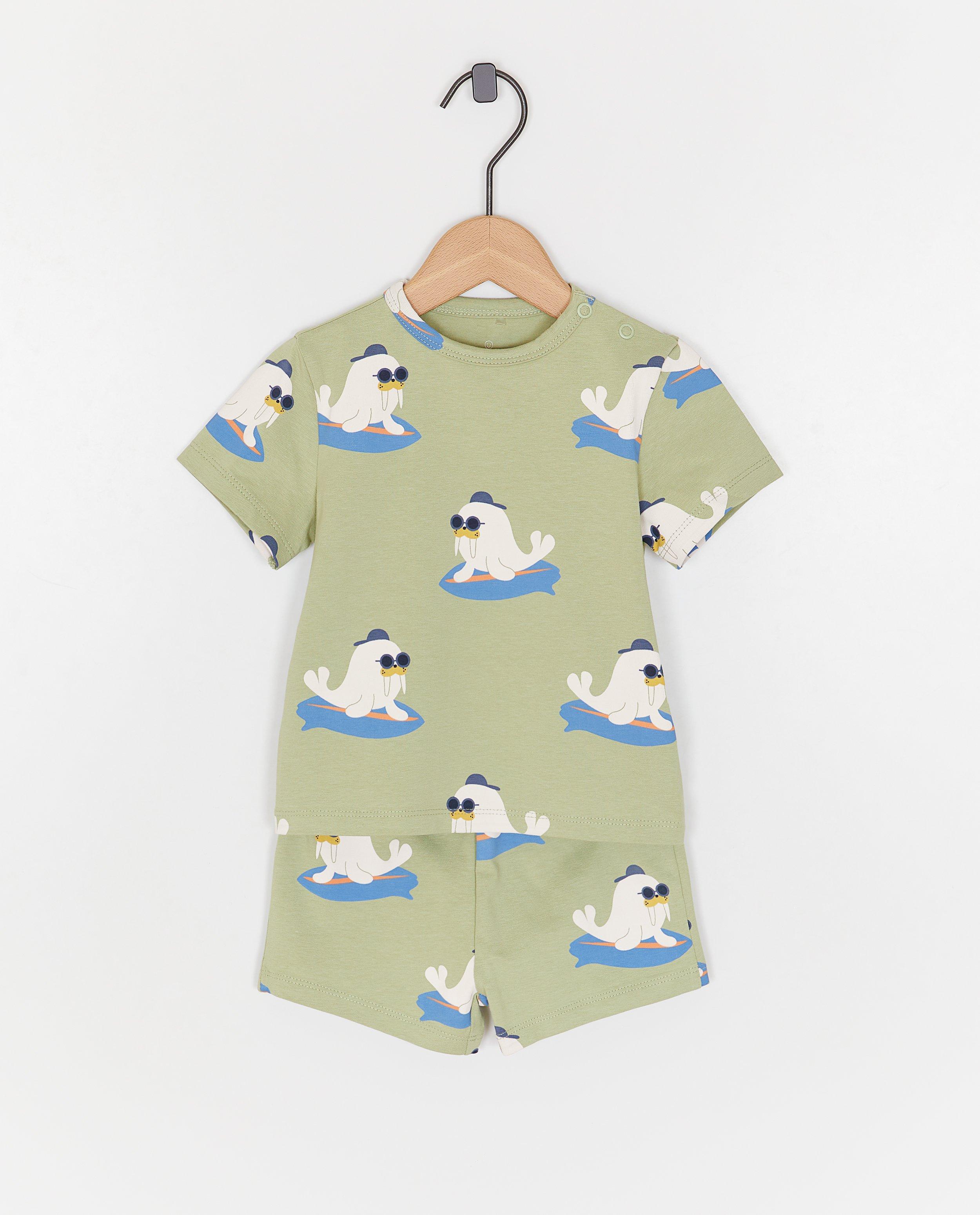 Pyjama met walrusprint - null - Cuddles and Smiles