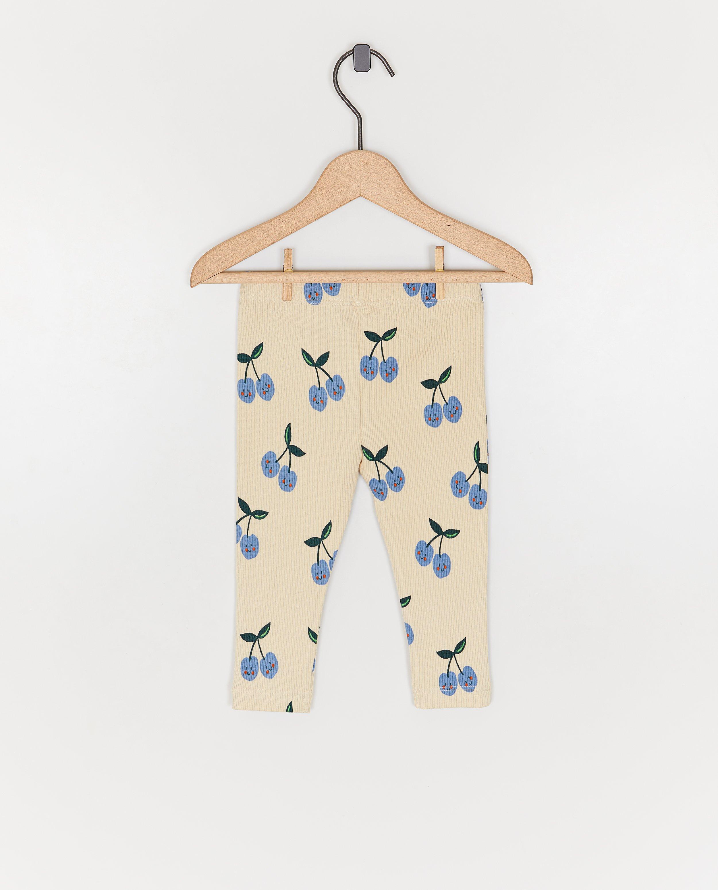 Leggings - Legging met fijn ribpatroon