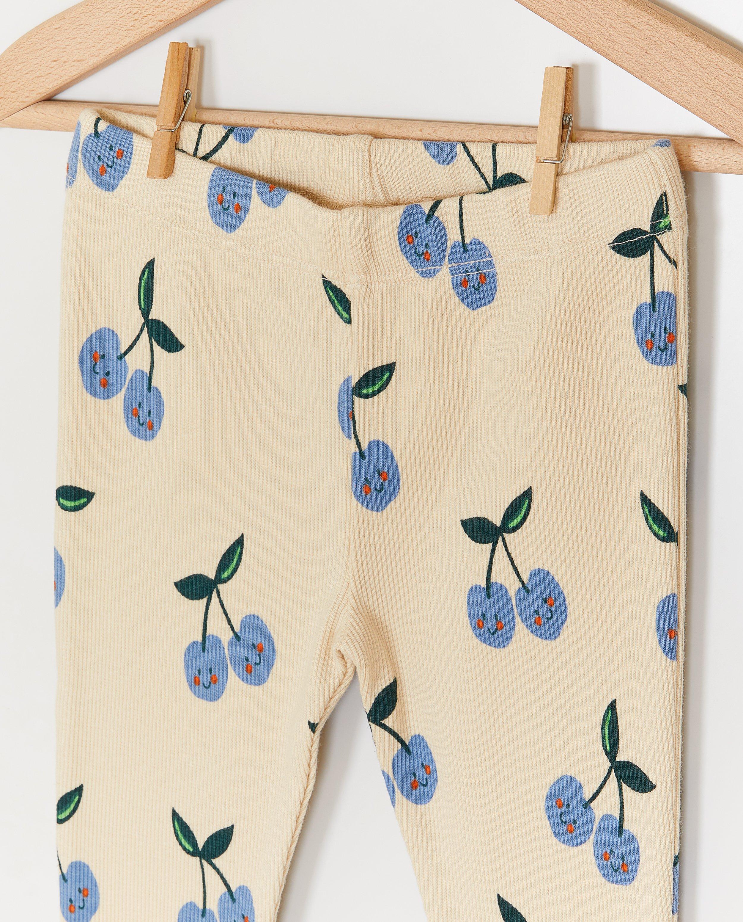 Leggings - Legging met fijn ribpatroon