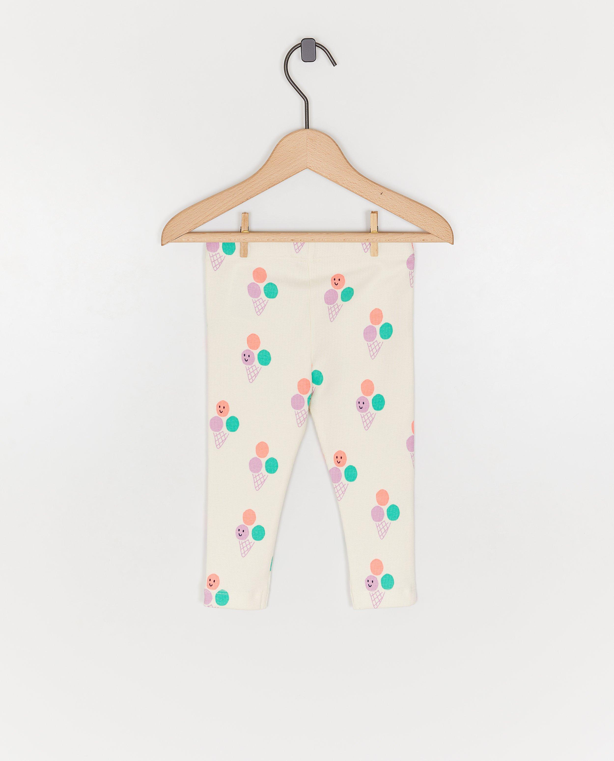 Leggings - Legging met fijn ribpatroon