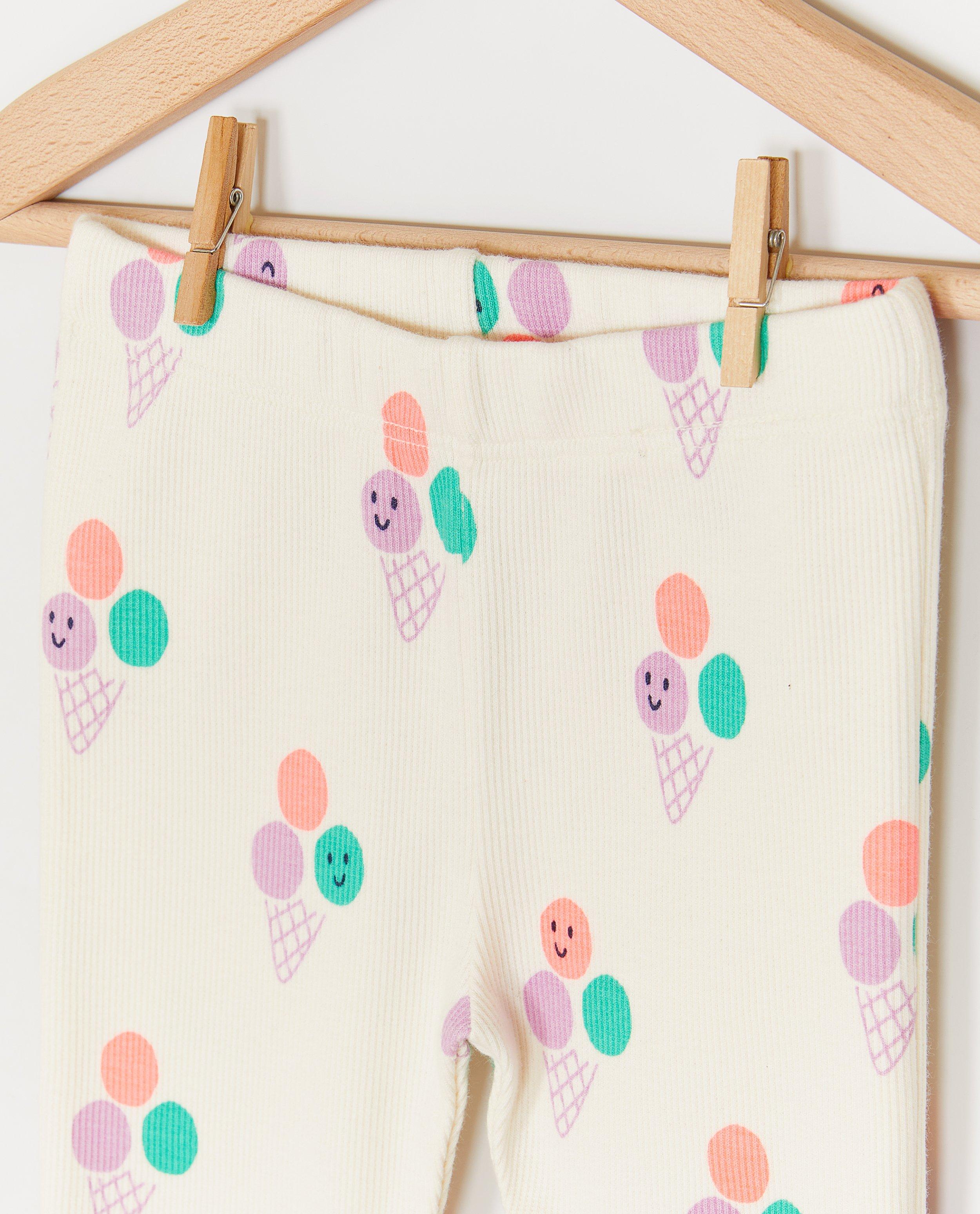 Leggings - Legging met fijn ribpatroon