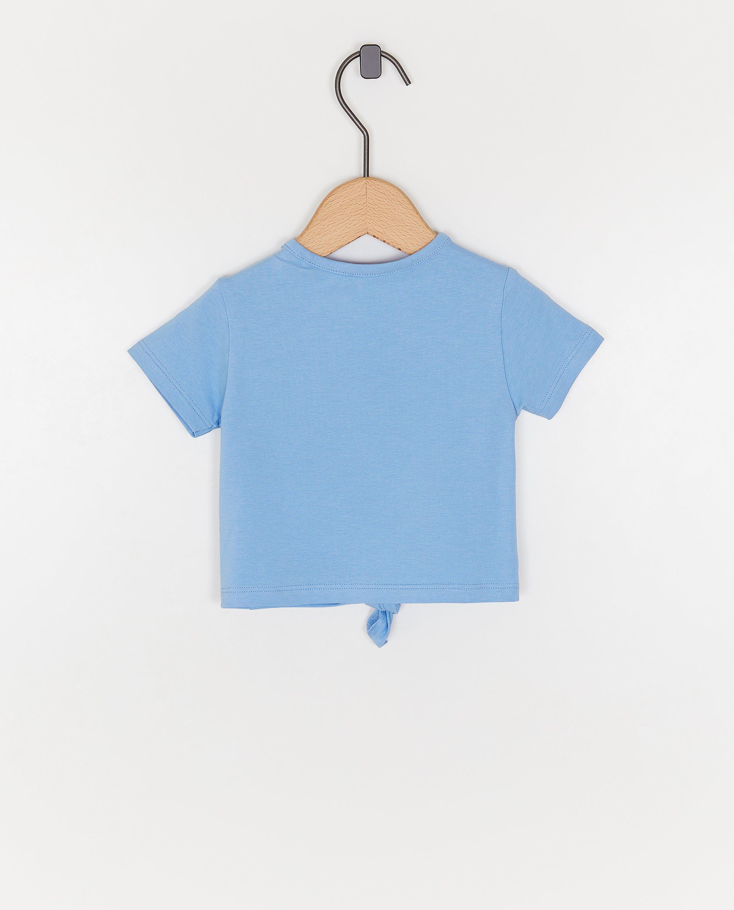 T-shirts - T-shirt met kleine reliëfprint