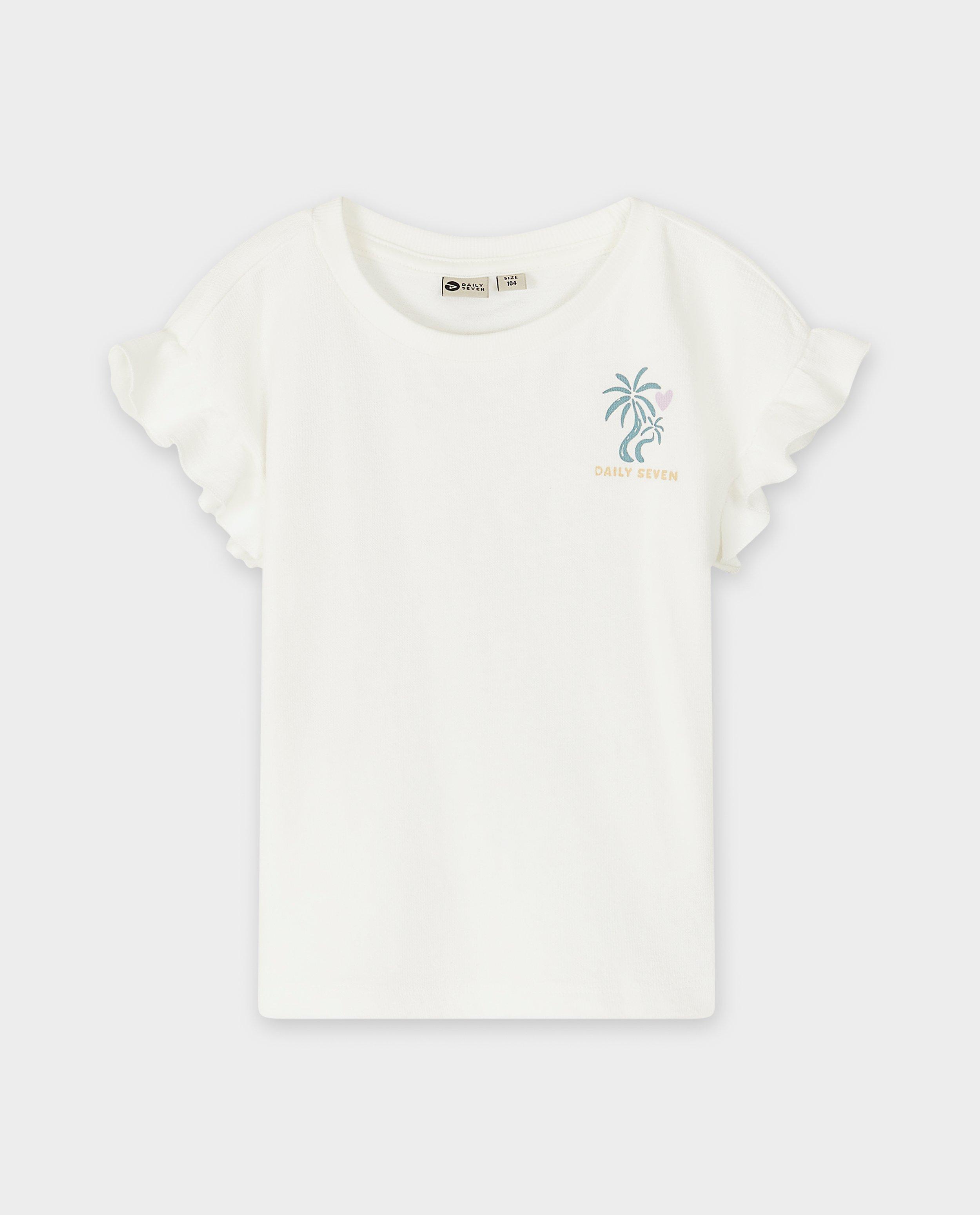 T-shirt met backprint - null - Daily 7