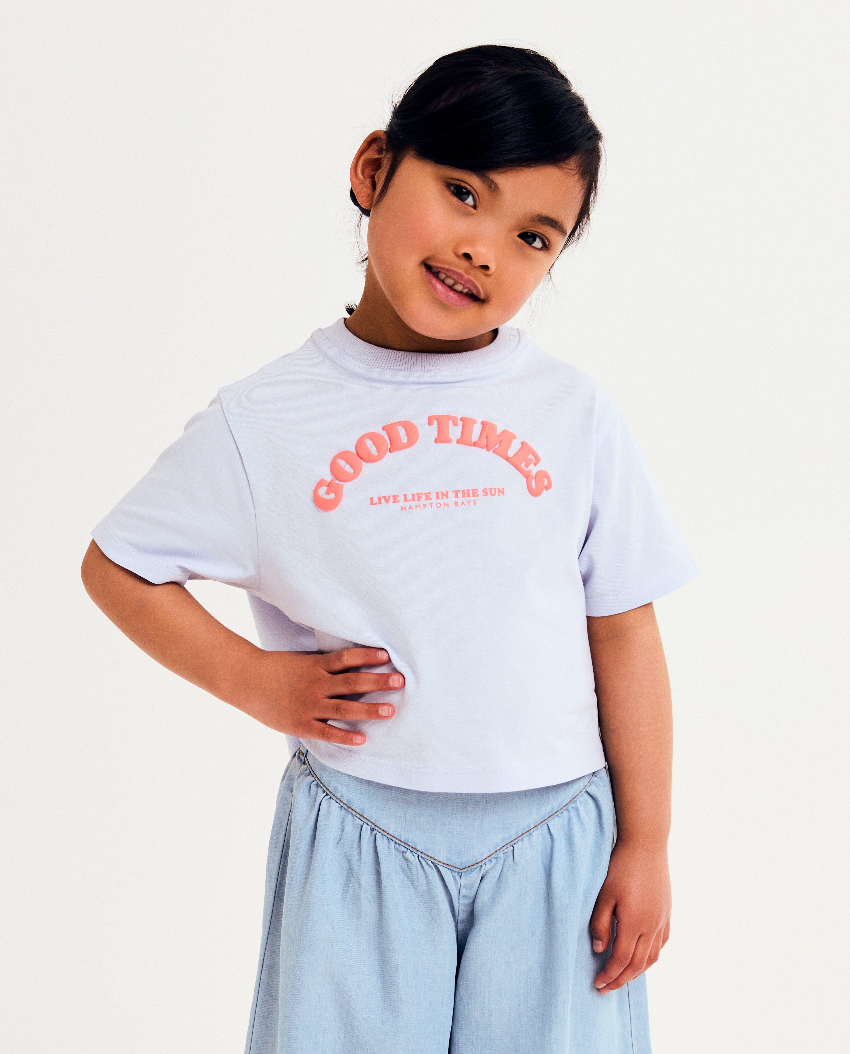 T-shirt met opschrift - null - Hampton Bays