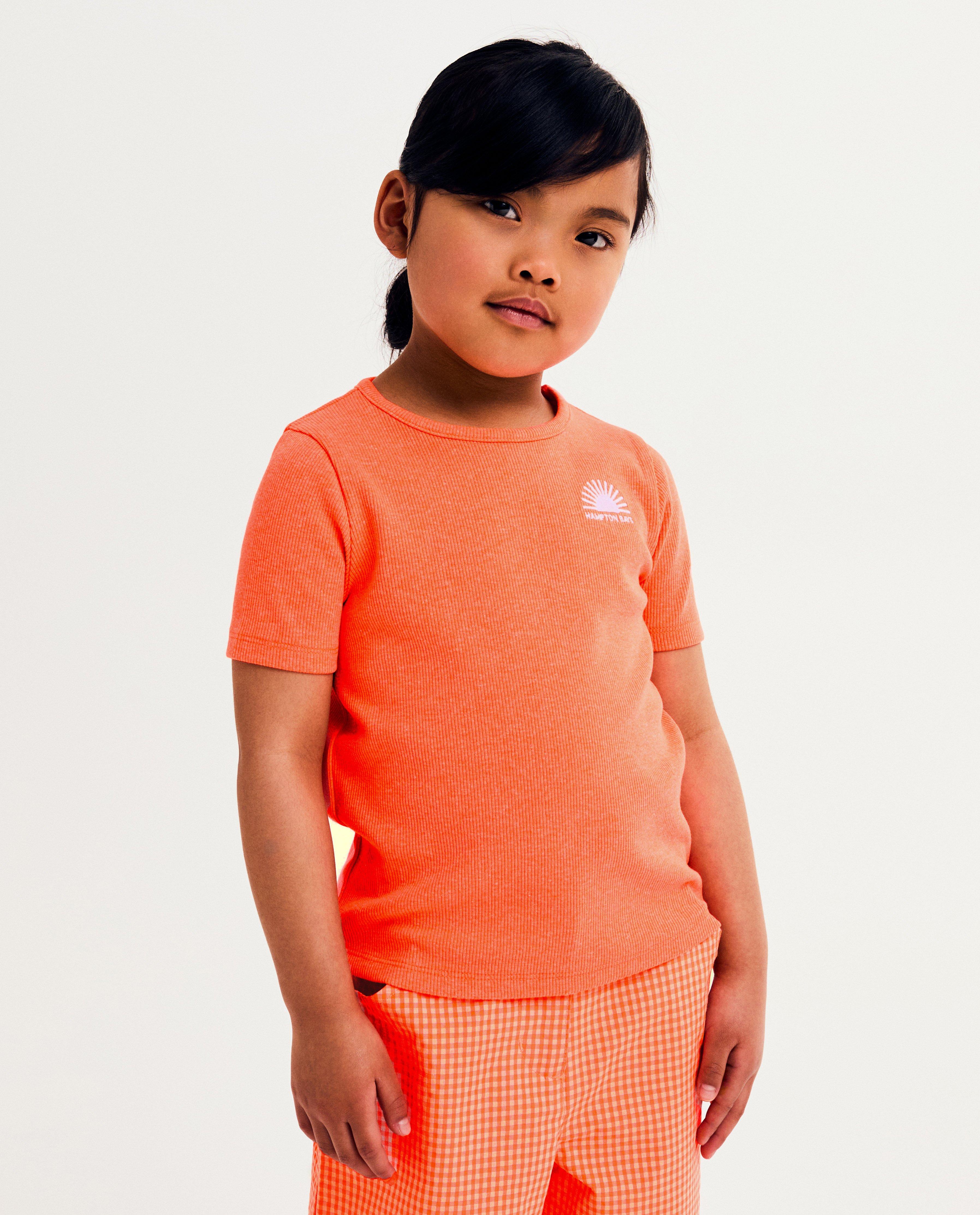 T-shirt met fijn ribpatroon - null - Hampton Bays