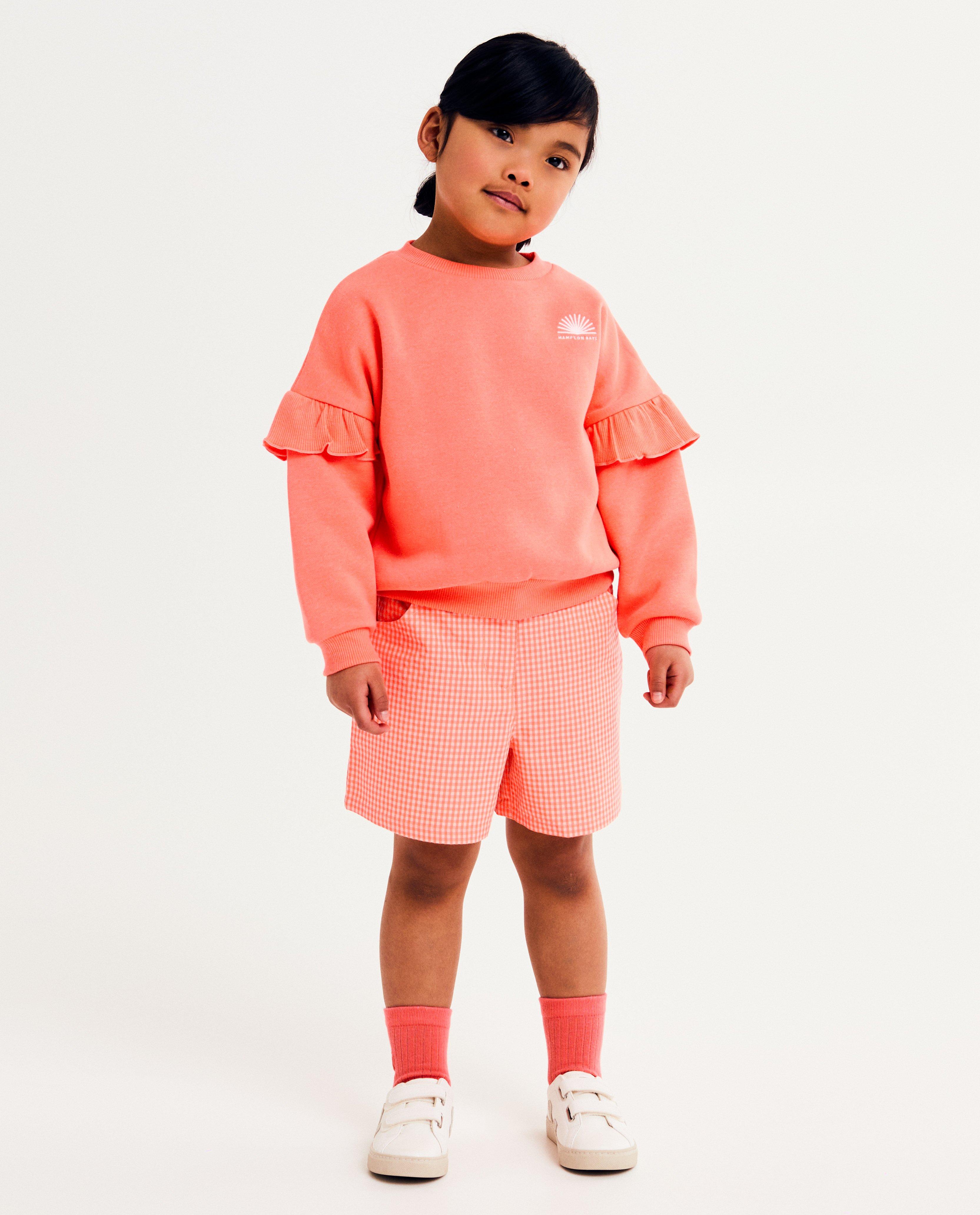 Sweaters - Sweater met volants, loose fit