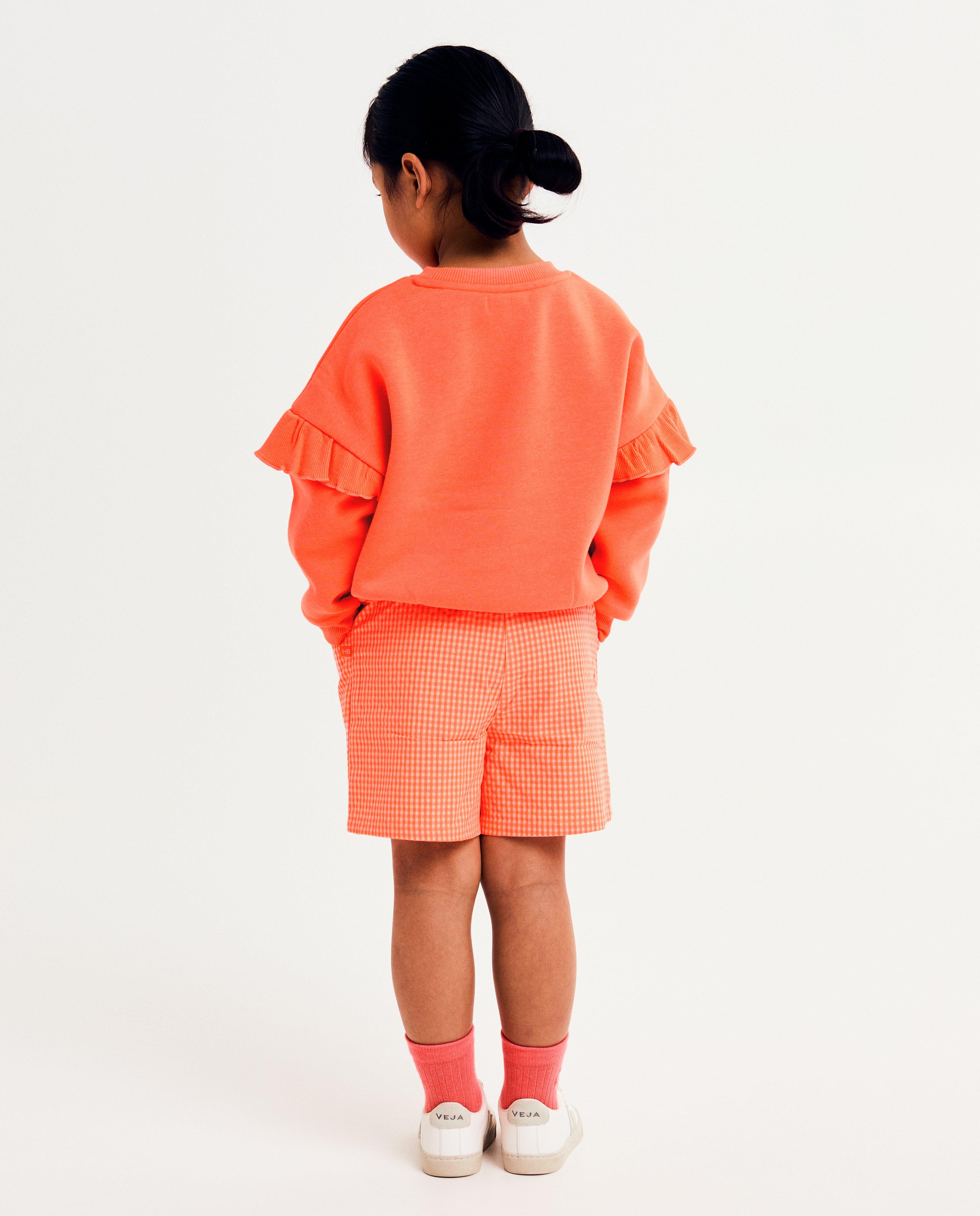 Sweaters - Sweater met volants, loose fit