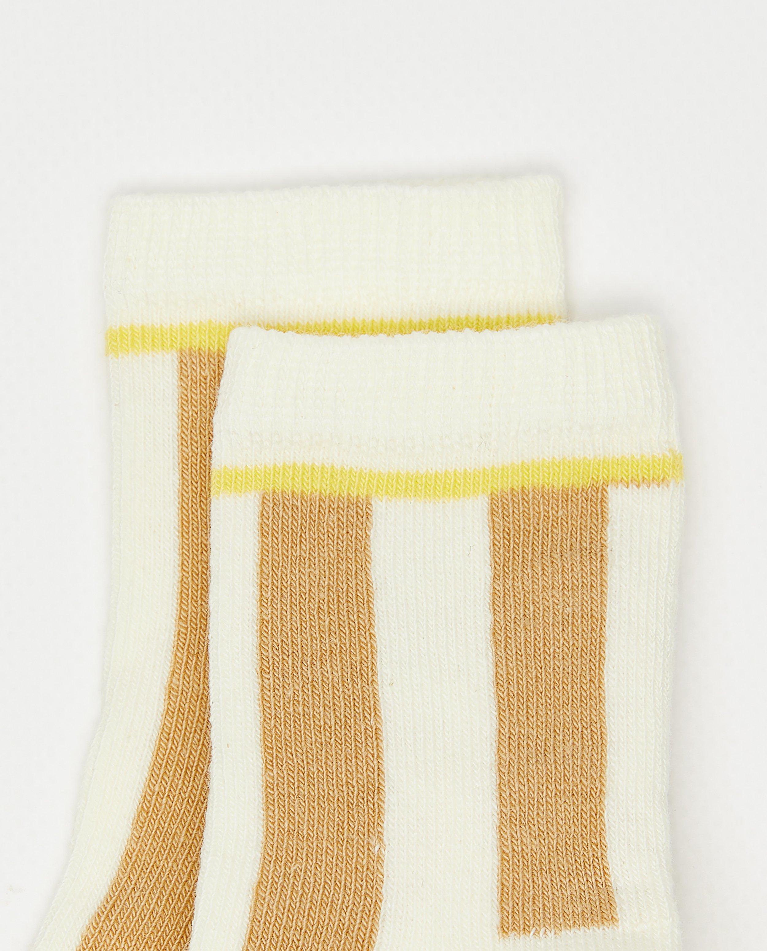 Chaussettes ray&eacute;es - D&eacute;tails du produit - beige - image num&eacute;ro 2