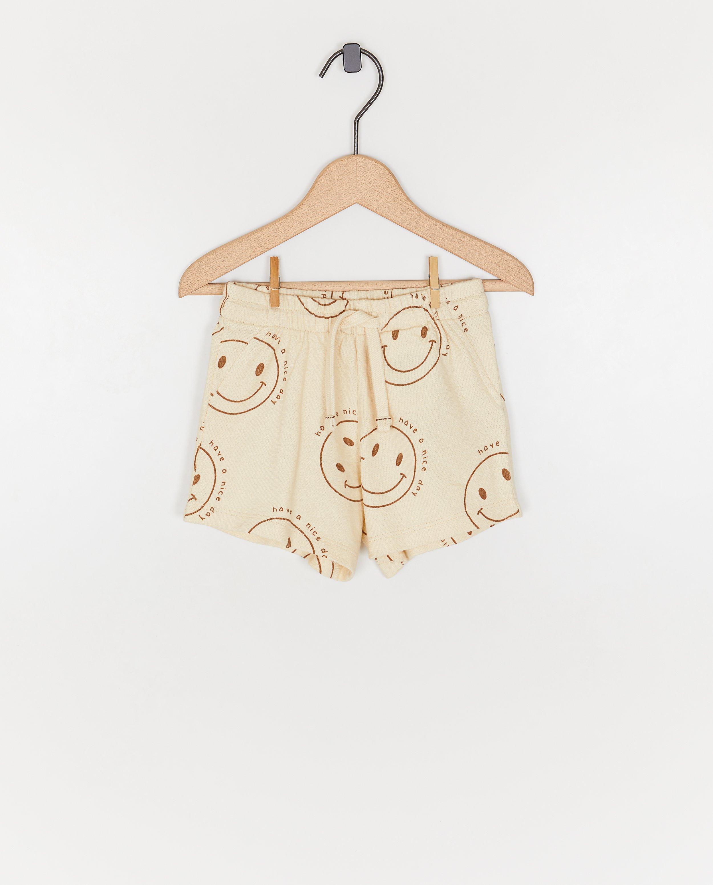 Short met print, Have a nice day, 62-92
