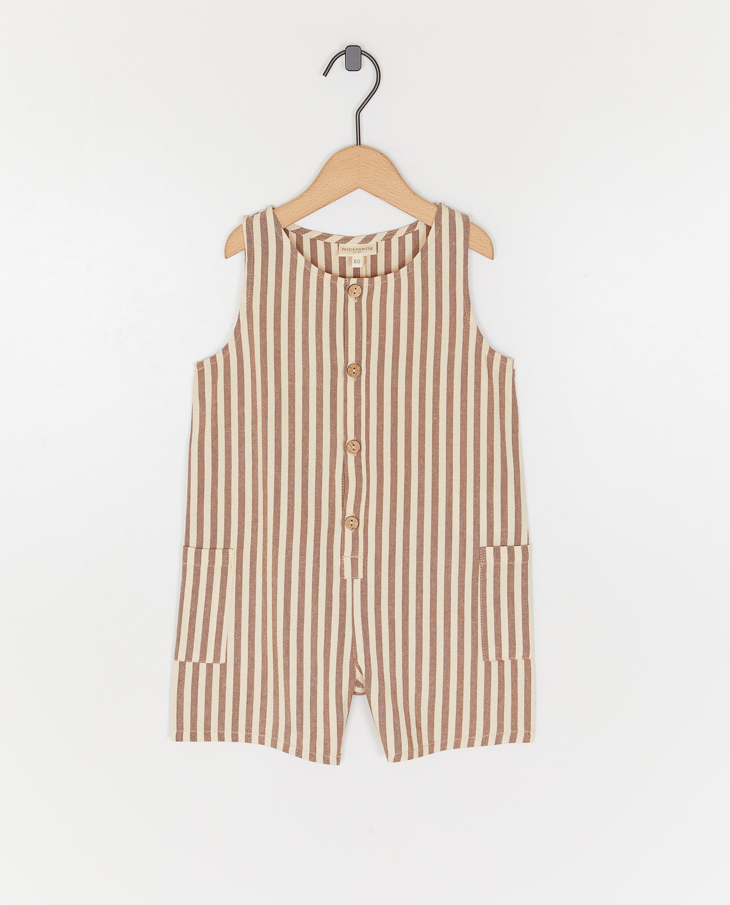 Jumpsuit - Kruippakje met strepen, 62-92