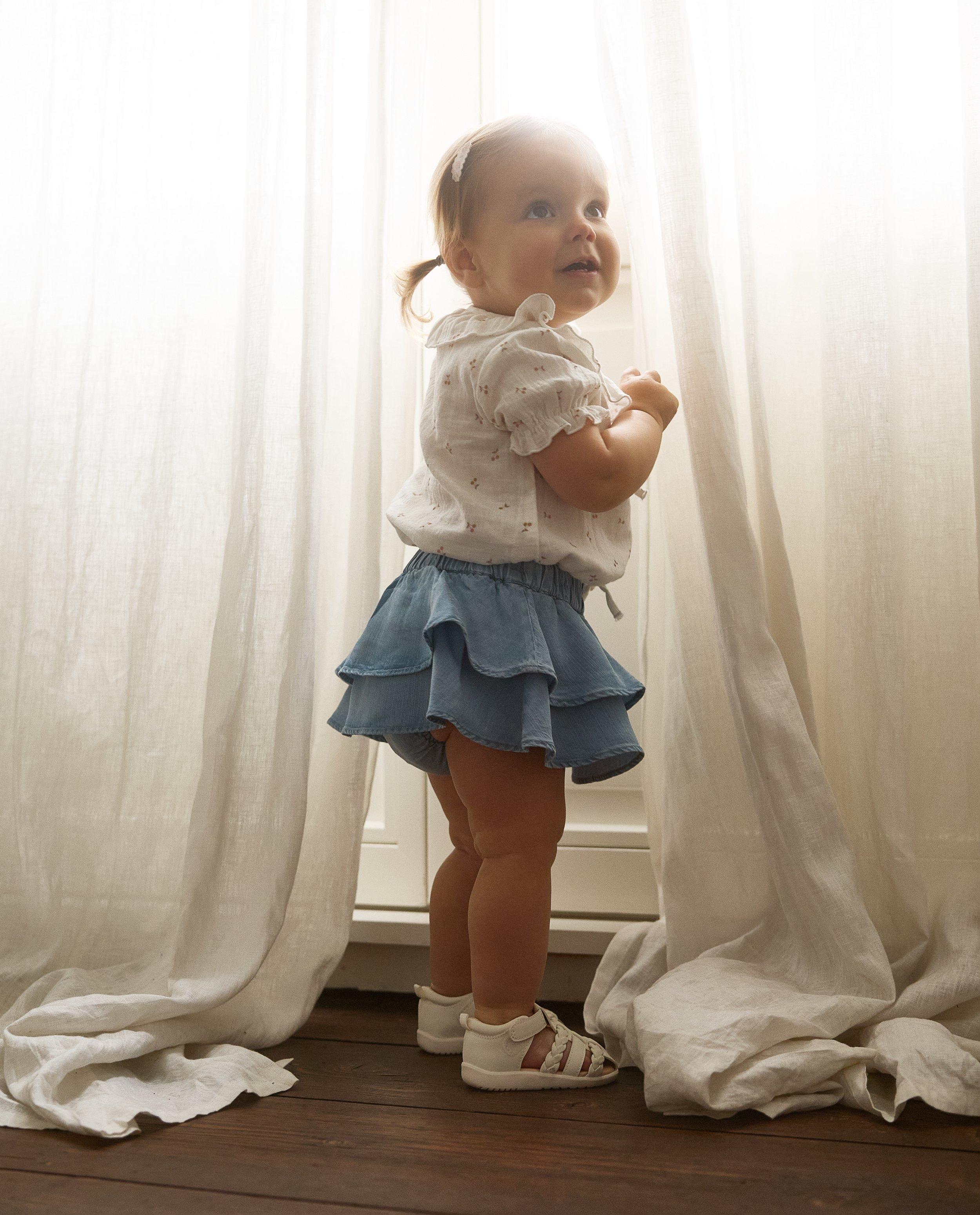 Jupe en jean bleu, 62-92