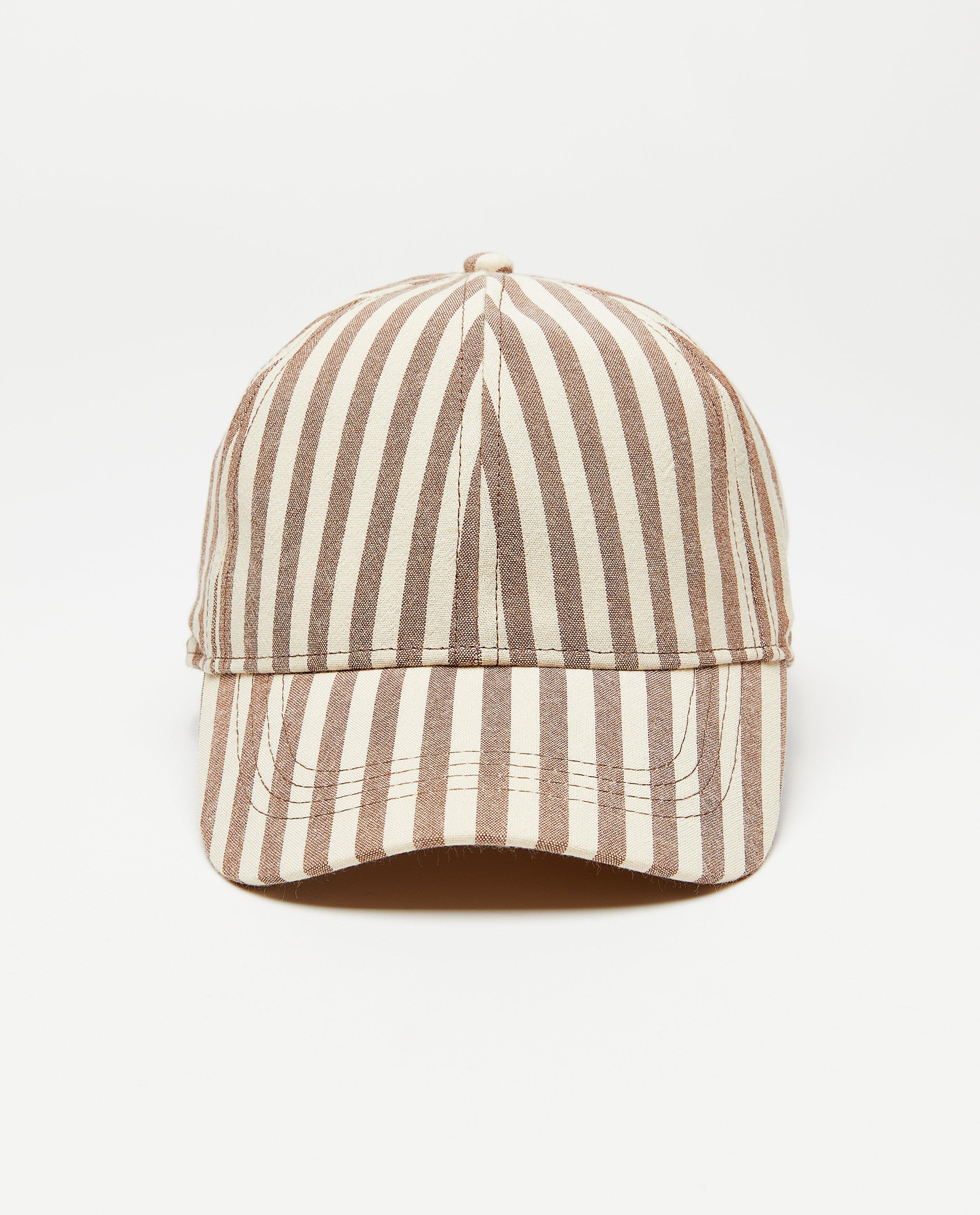 Casquette à rayures