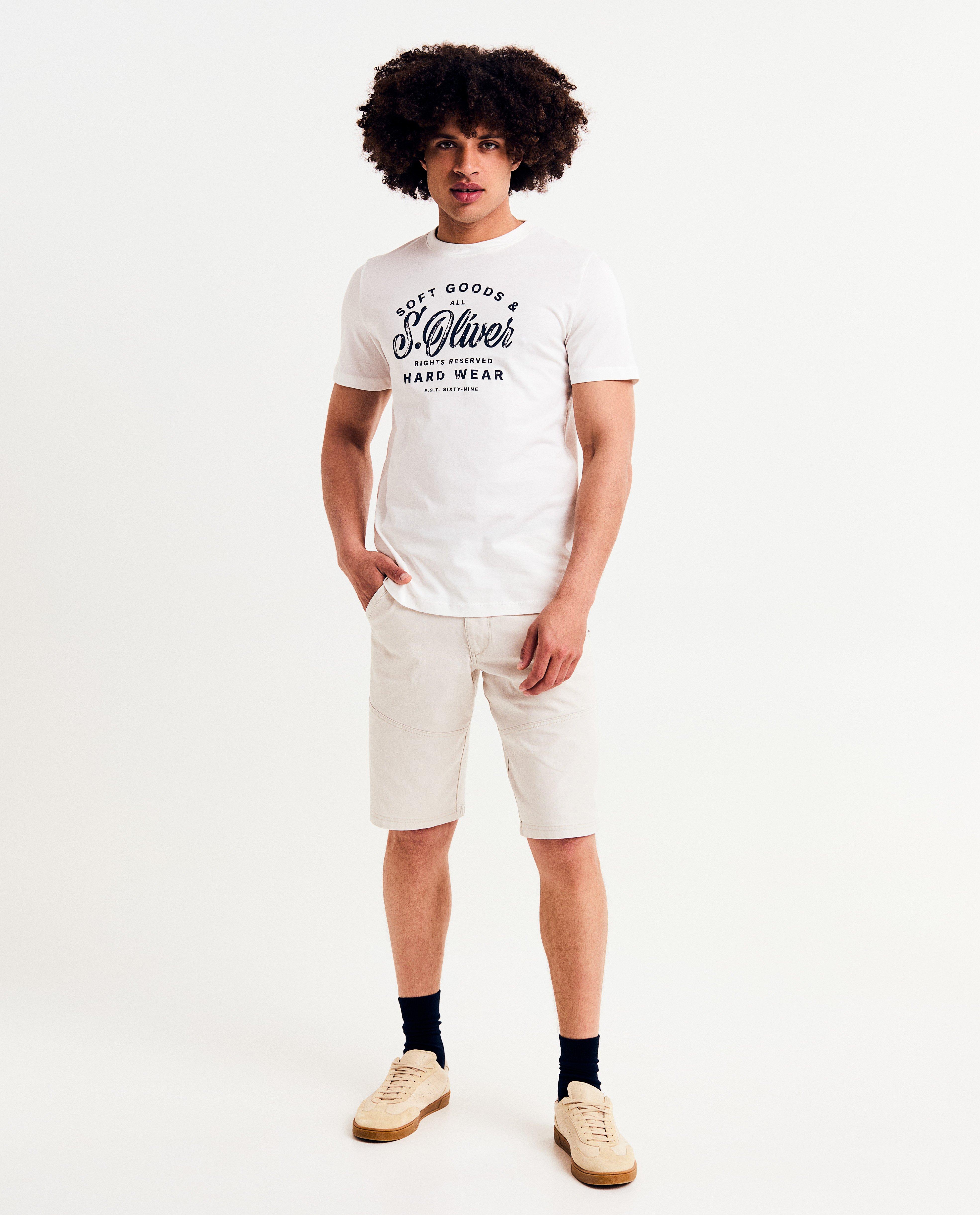 Beige short, regular fit - null - S. Oliver