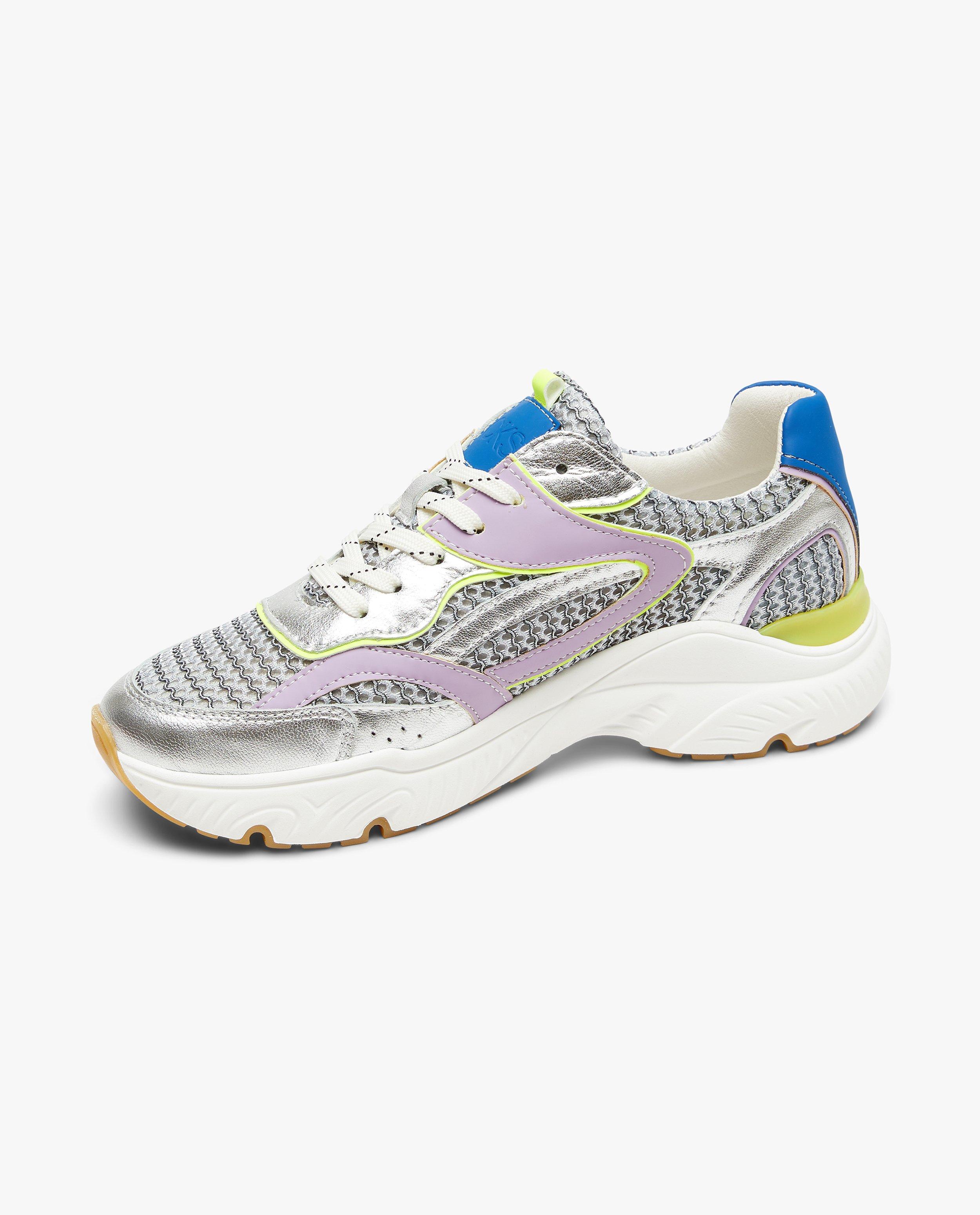 Schoenen - Sneakers met metallic look