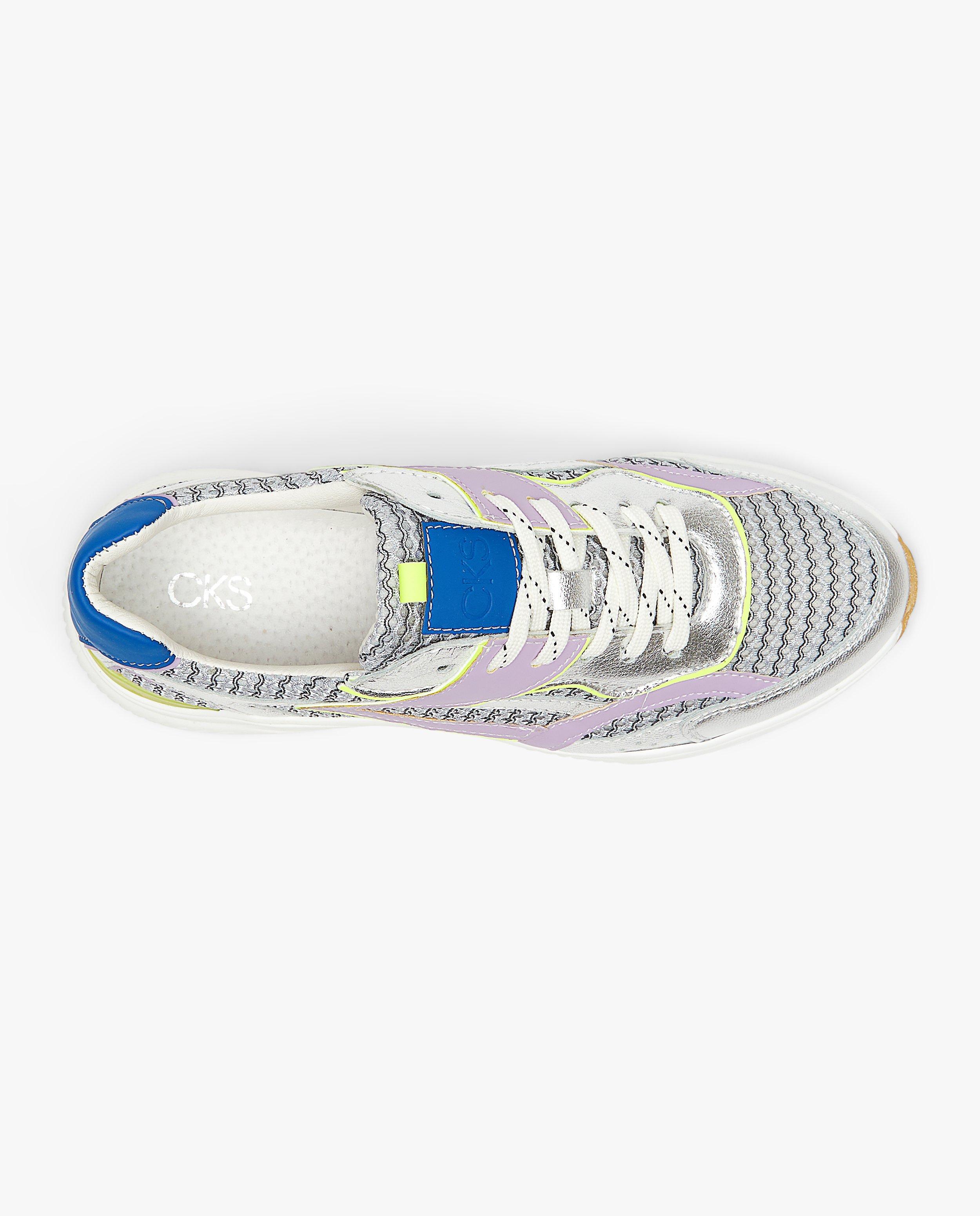 Schoenen - Sneakers met metallic look