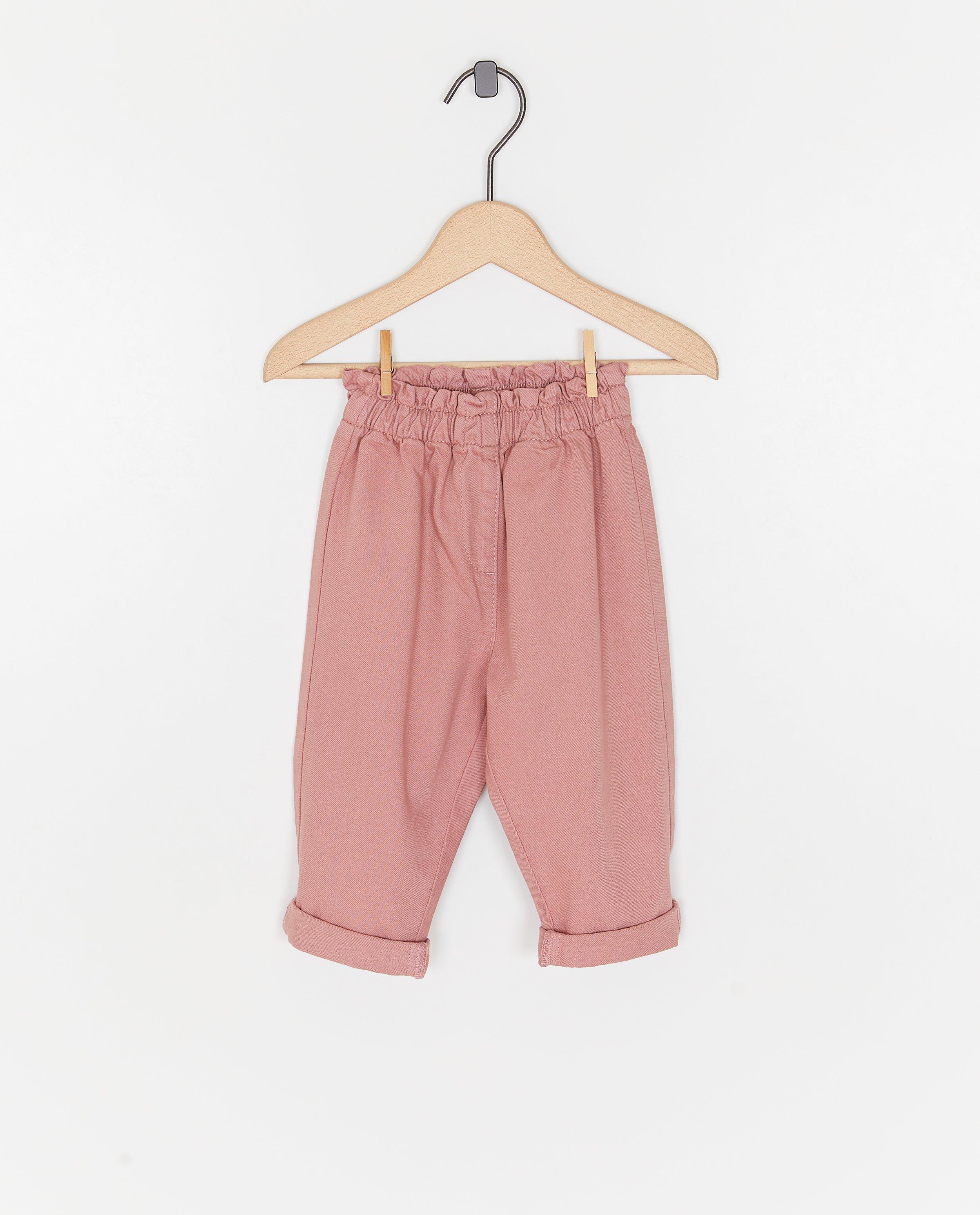 Pantalon rose, coupe baggy - null - Besties