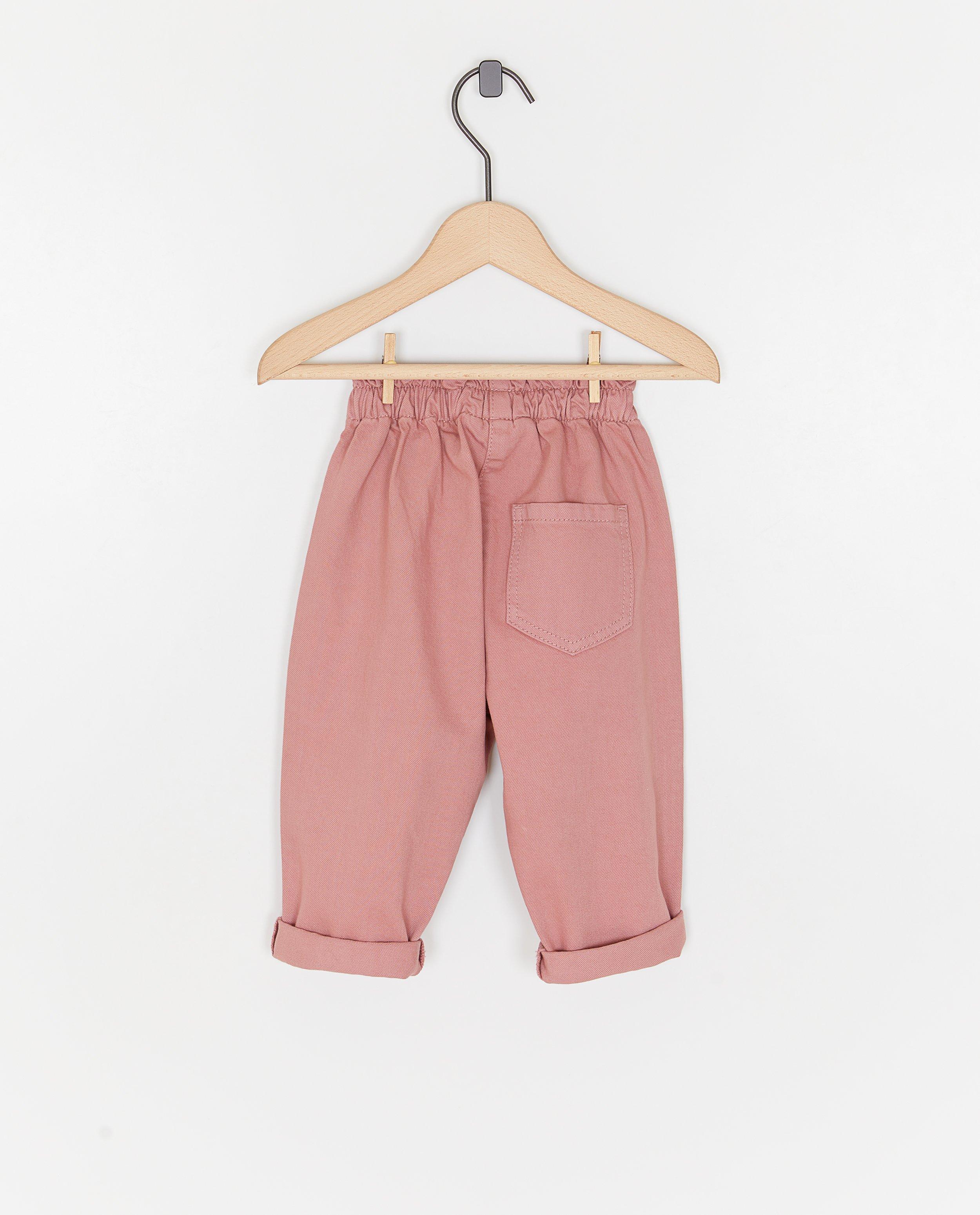Pantalons - Pantalon rose, coupe baggy