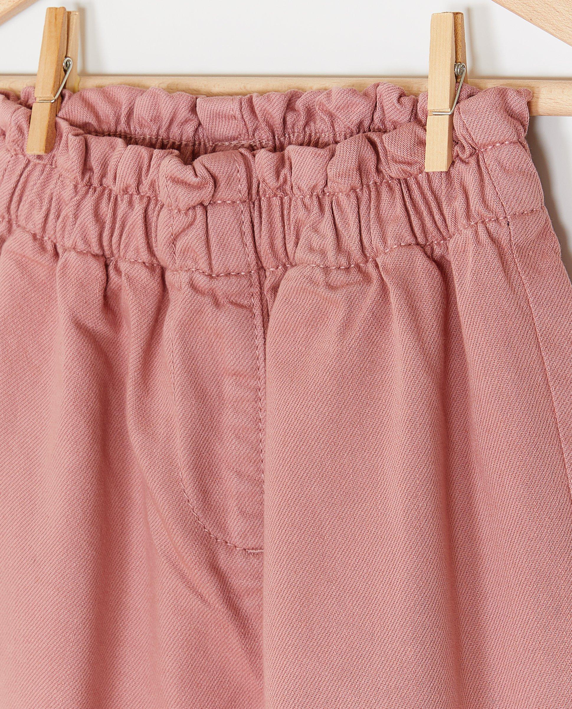 Pantalons - Pantalon rose, coupe baggy