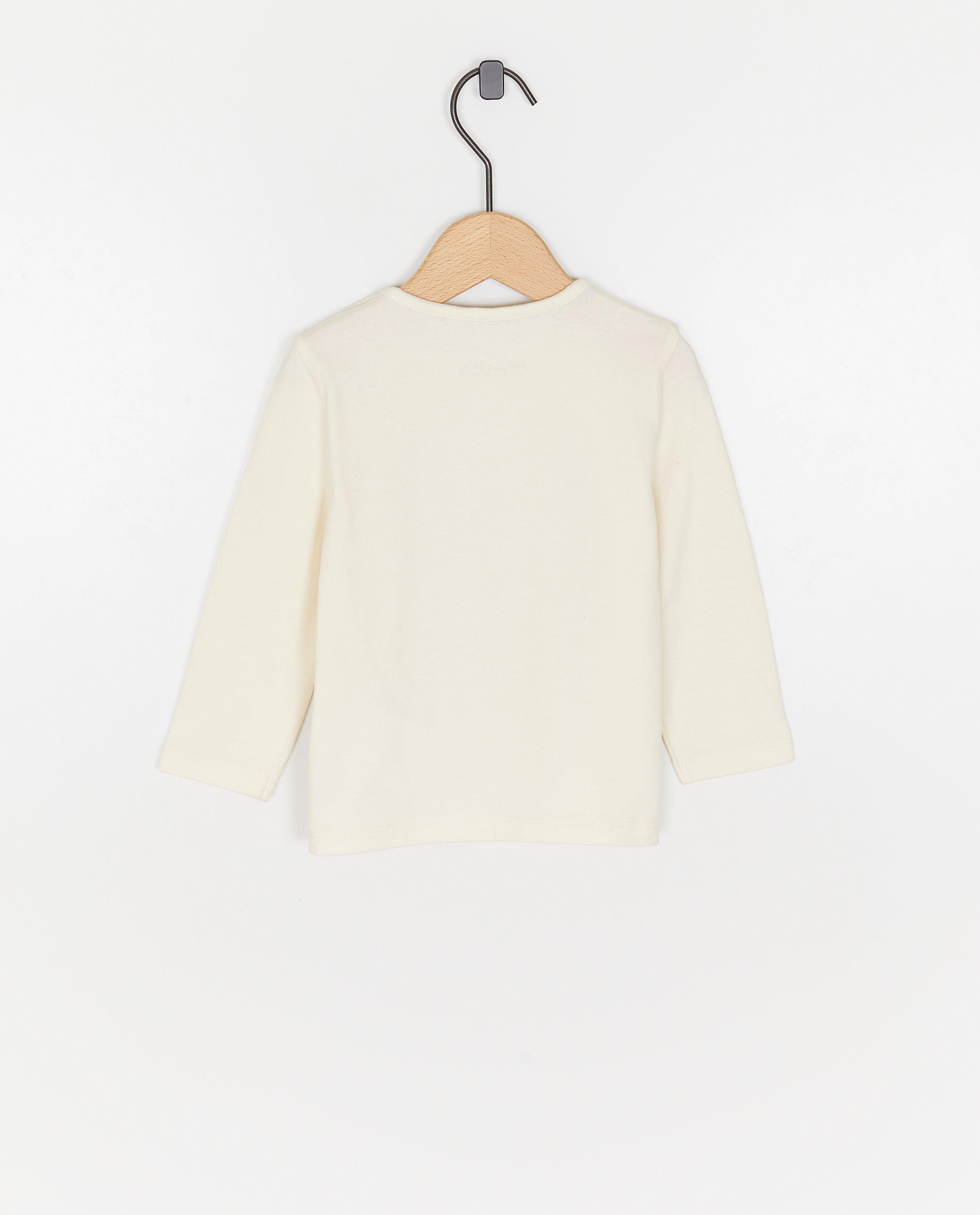 Longsleeve met borduursel - Product Detail - wit - afbeelding nummer 2