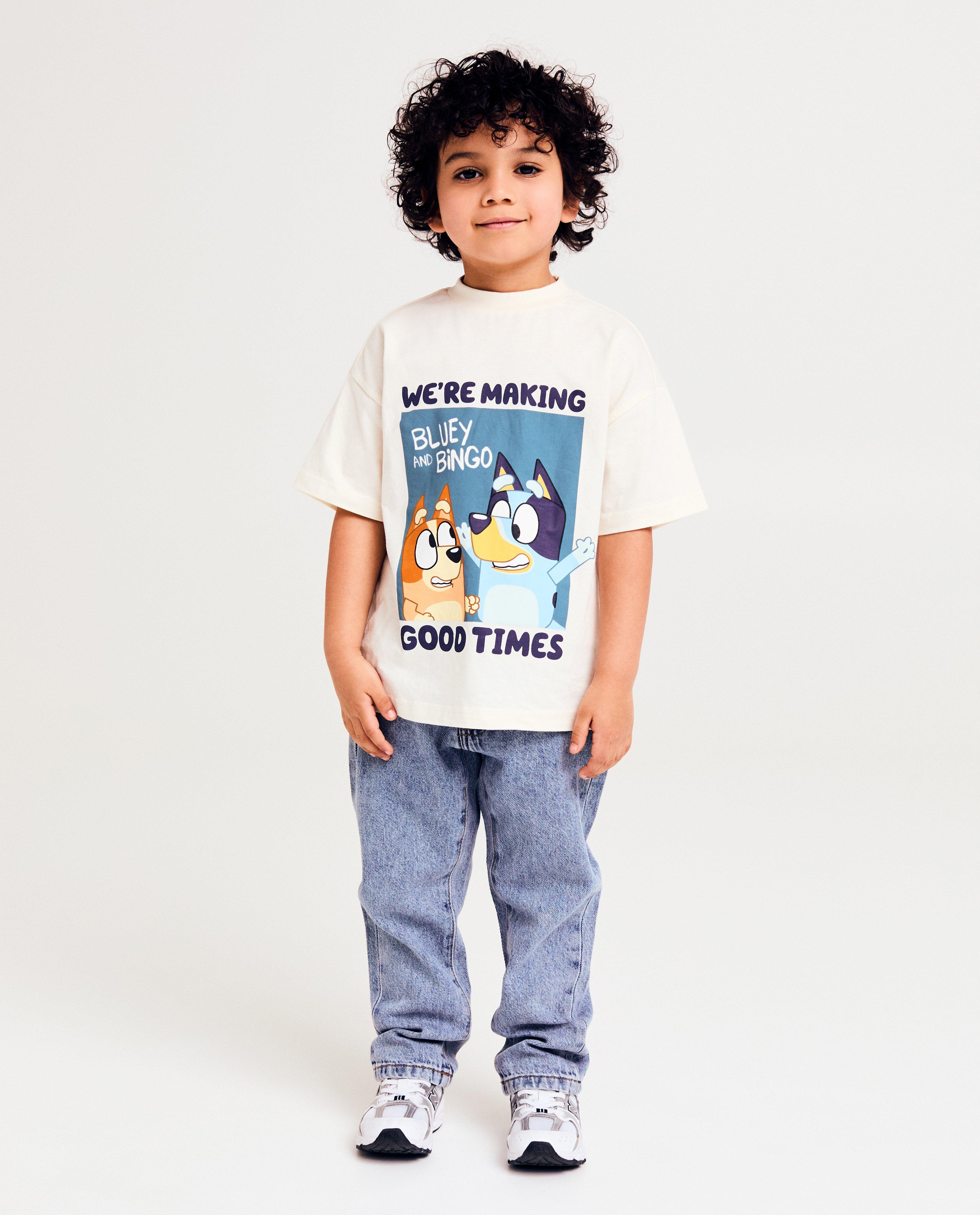 Blauwe jeans, straight fit - null - Kidz Nation