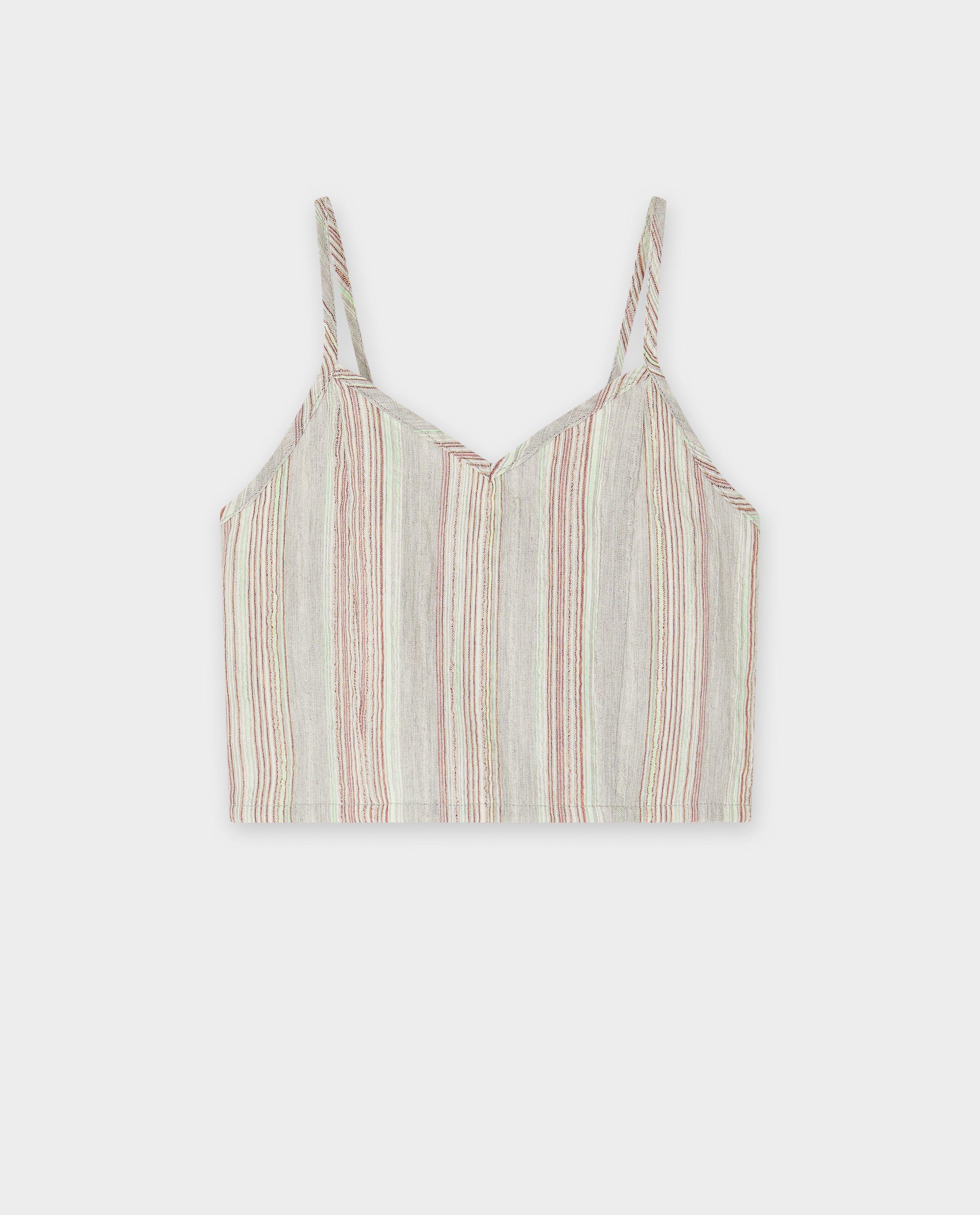 Top met linnen look - null - Likeflo