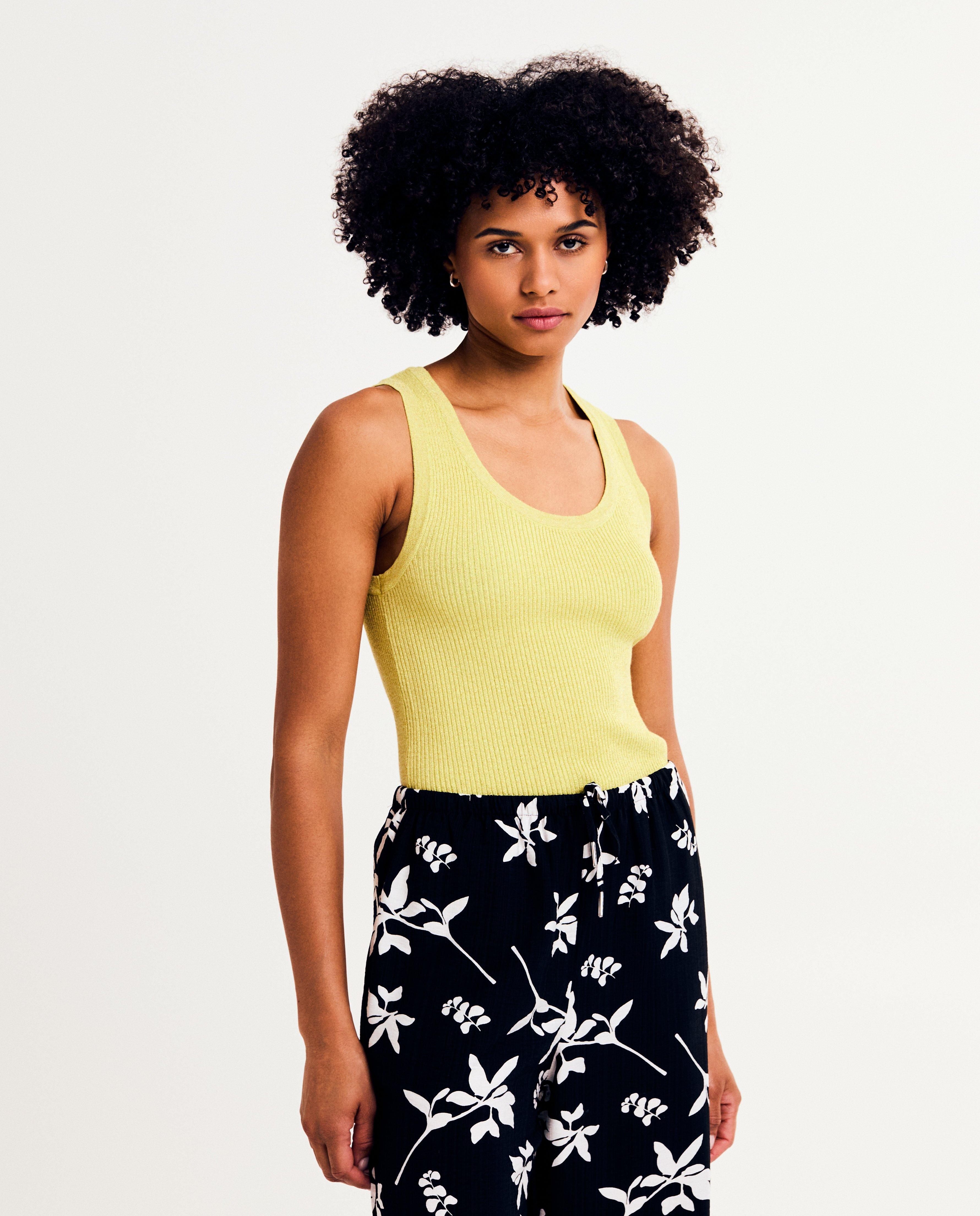 Zwarte top met glitter - null - Sora