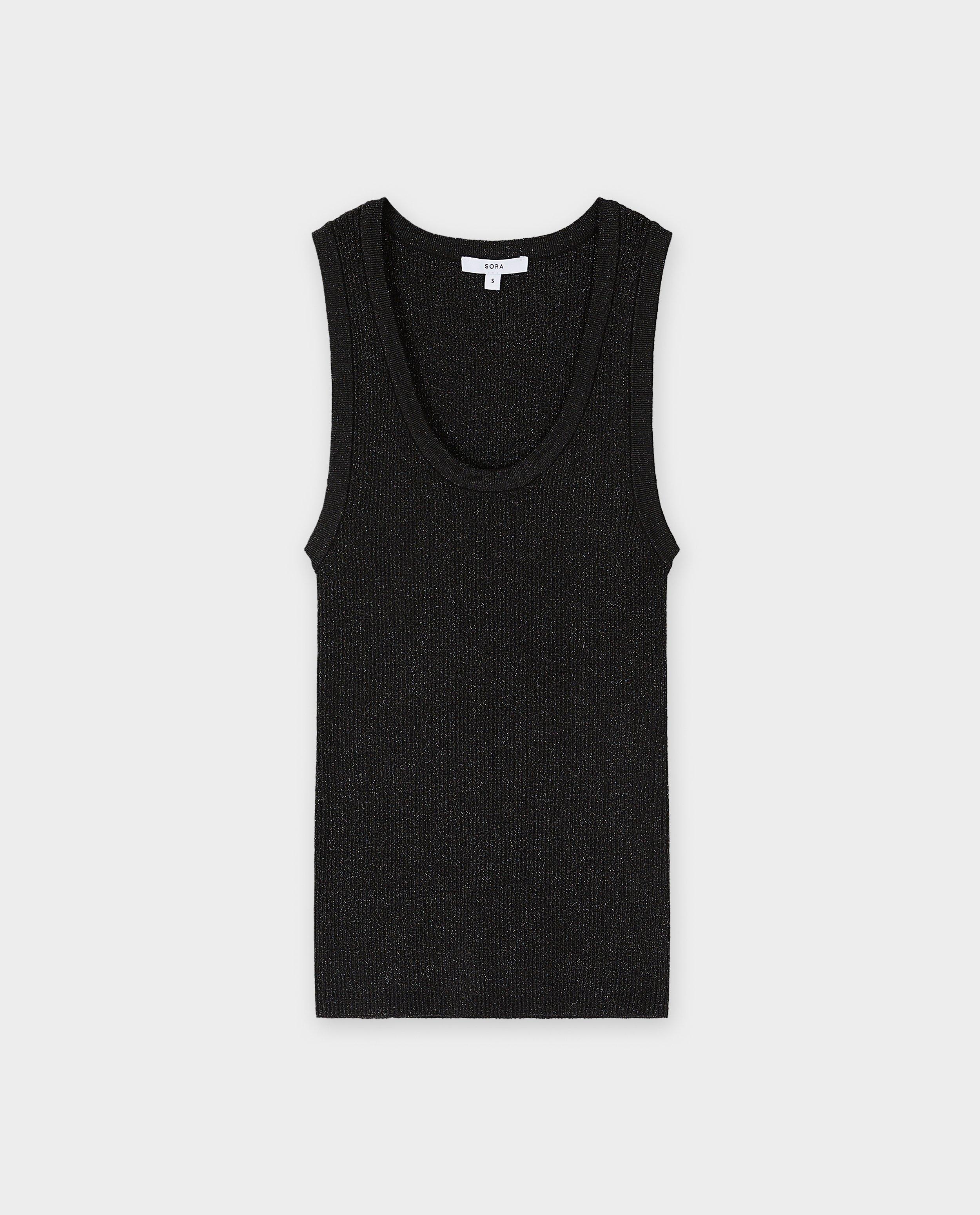 Truien - Zwarte top met glitter