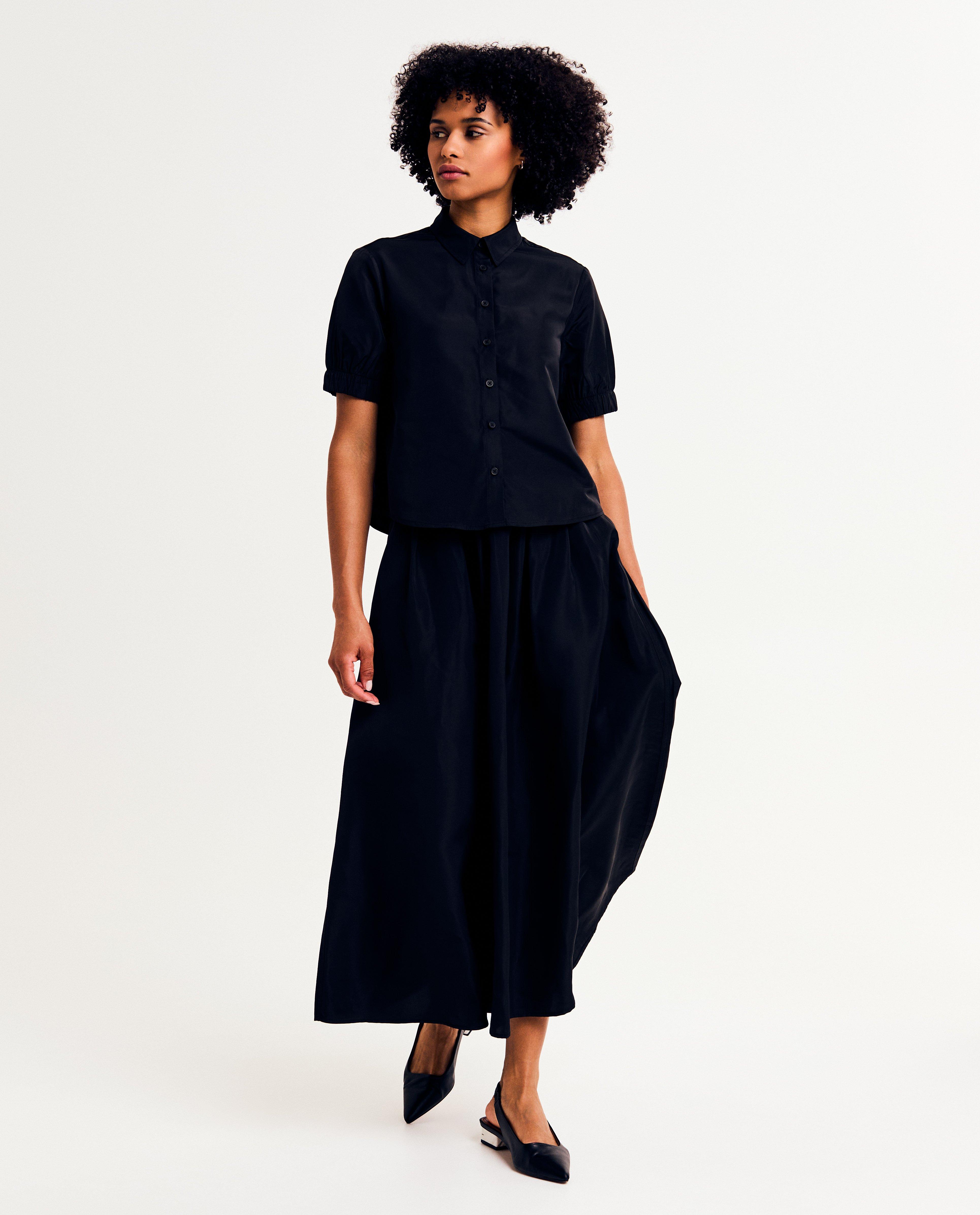 Hemden - Zwarte hemdblouse