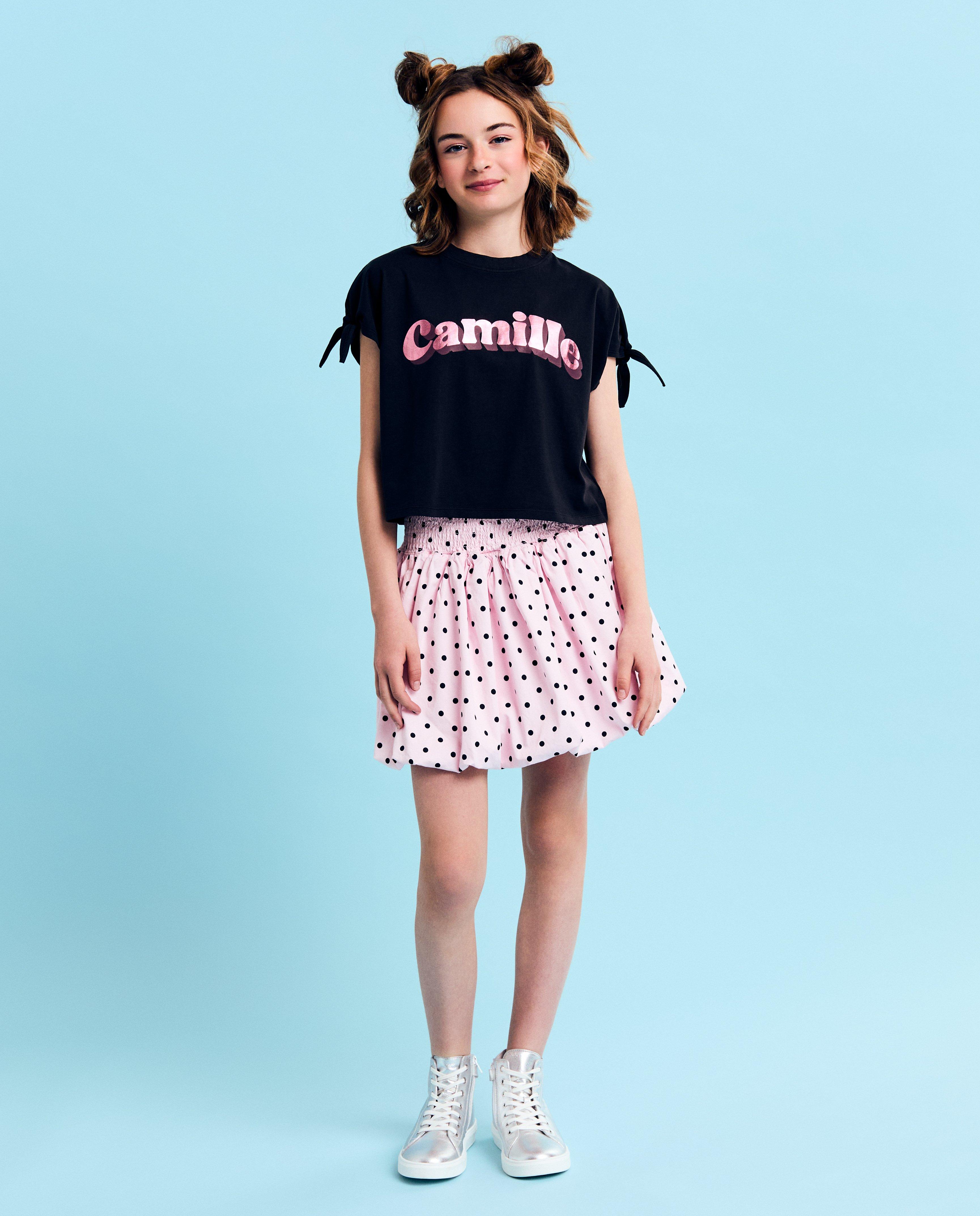 Rok met stippen, balloon fit, 6-14 jaar - null - CAMILLE