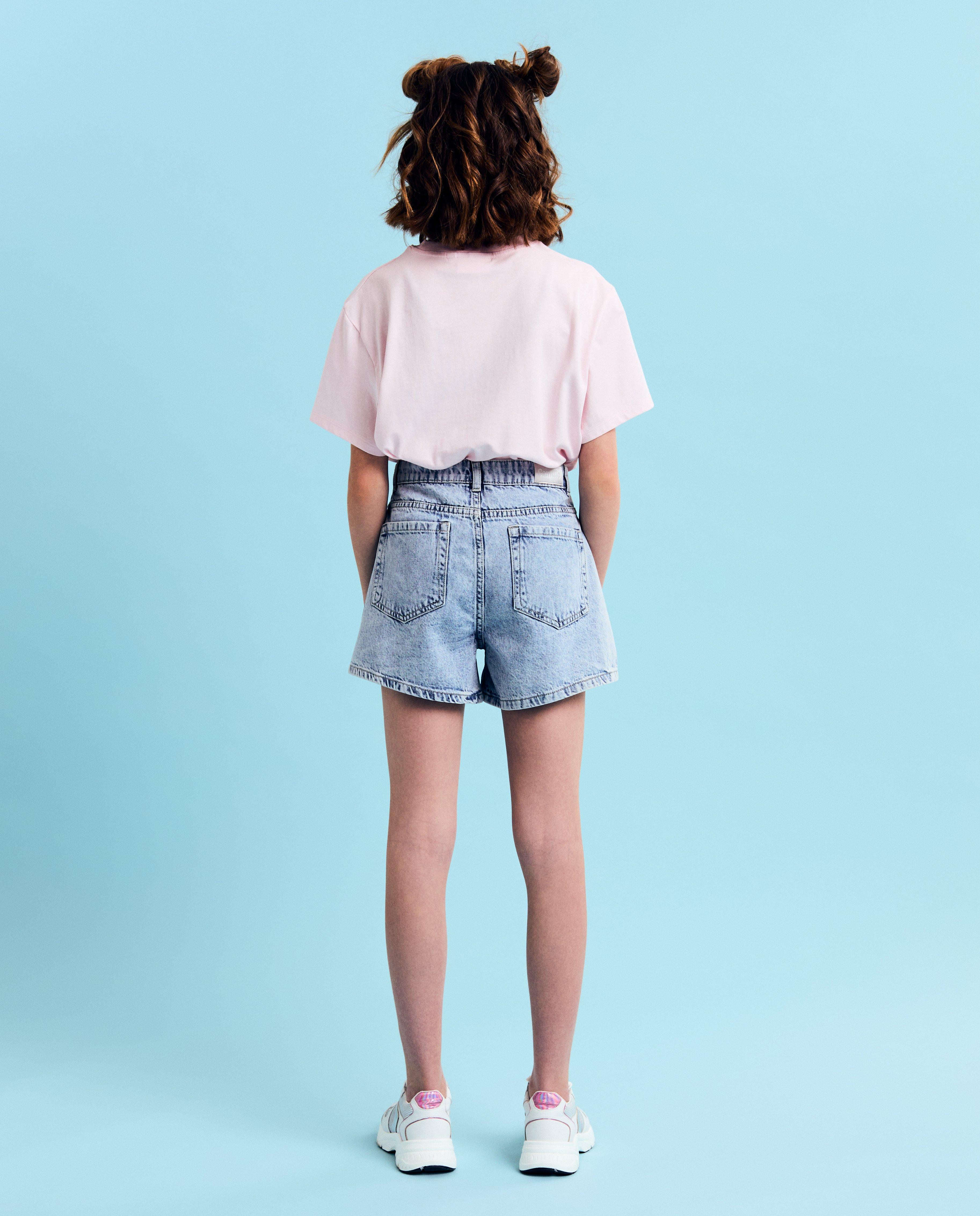 Shorts - Short en jean avec strass, 4-14 ans