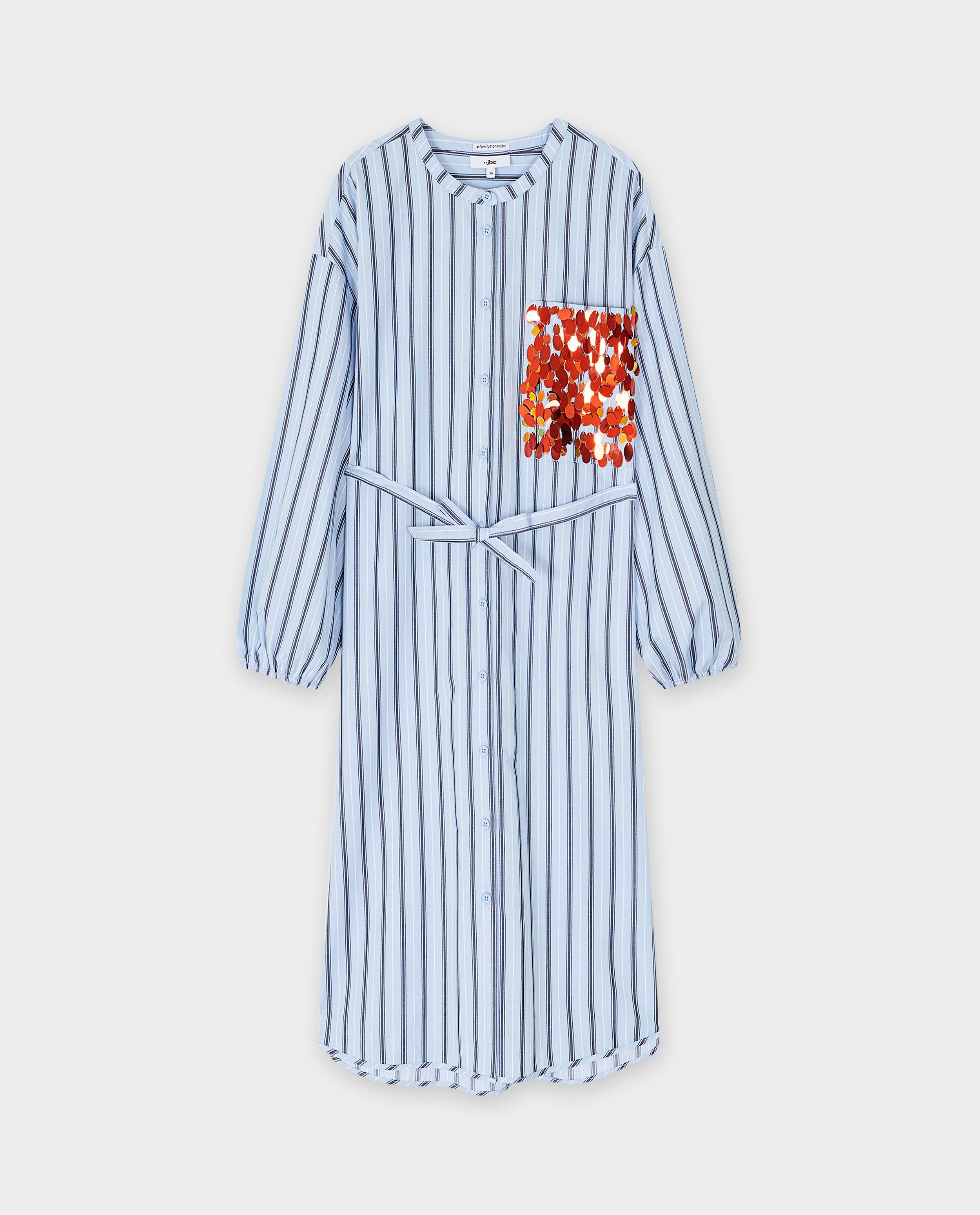 Robes - Robe rayée avec paillettes, 36-46