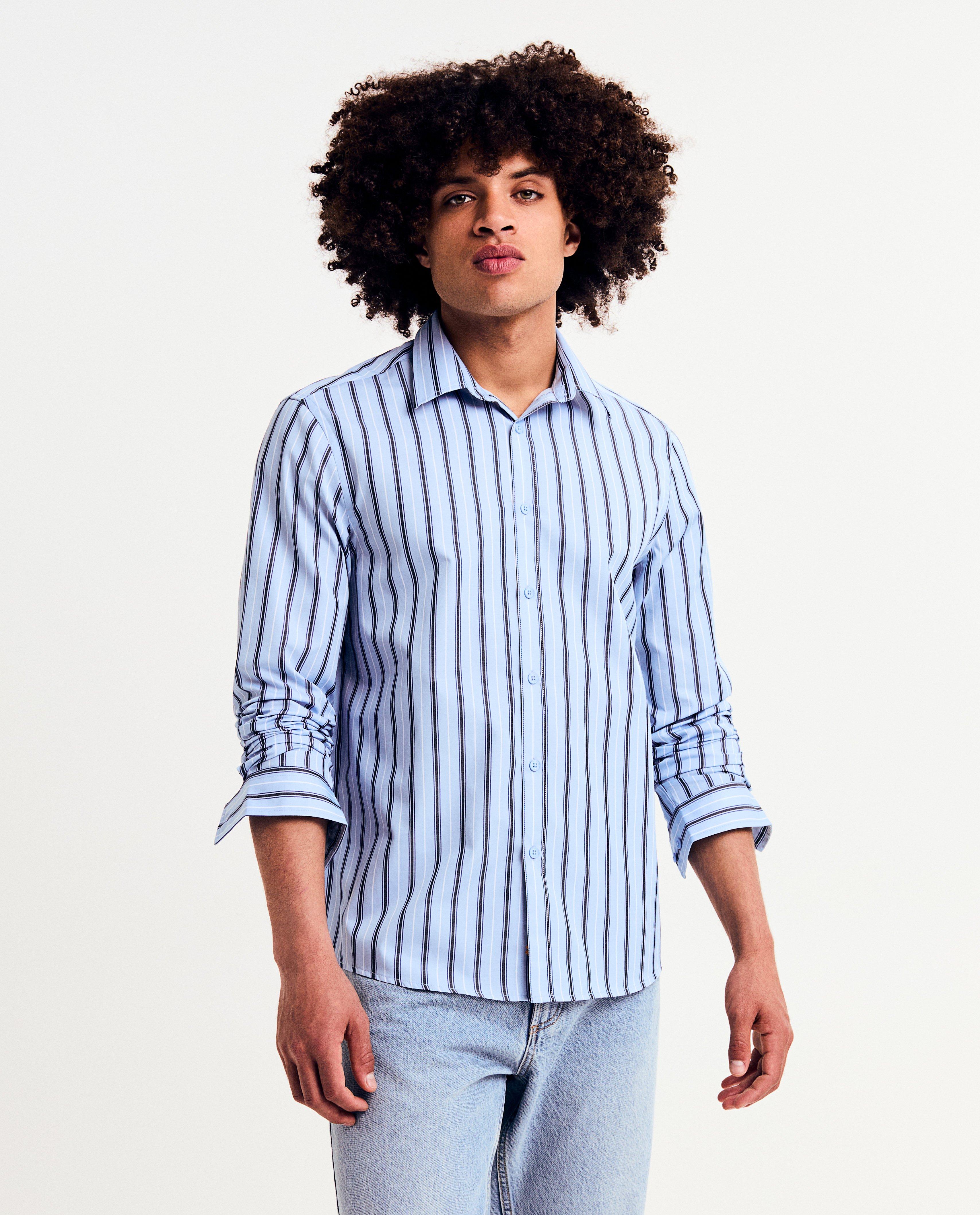 Chemise rayée, regular fit, S-XXXL - null - Familystories