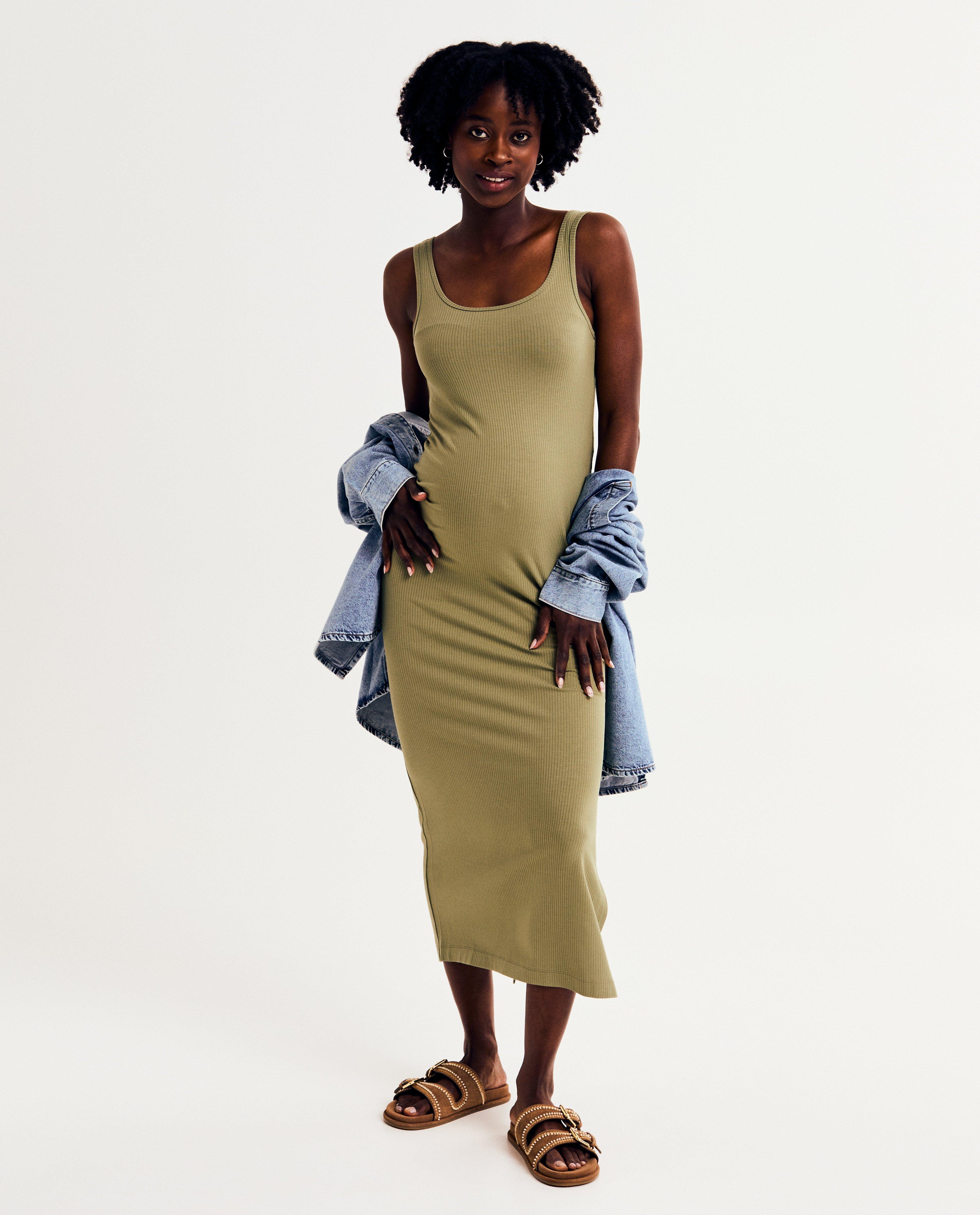 Groene zwangerschapsjurk - null - Atelier Maman
